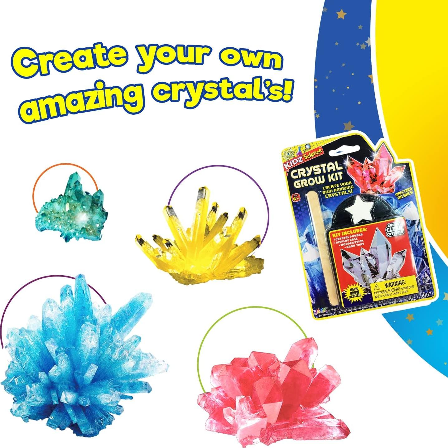 Kit de Crecimiento de Cristales JA-RU 12 Paquetes Ciencia DIY