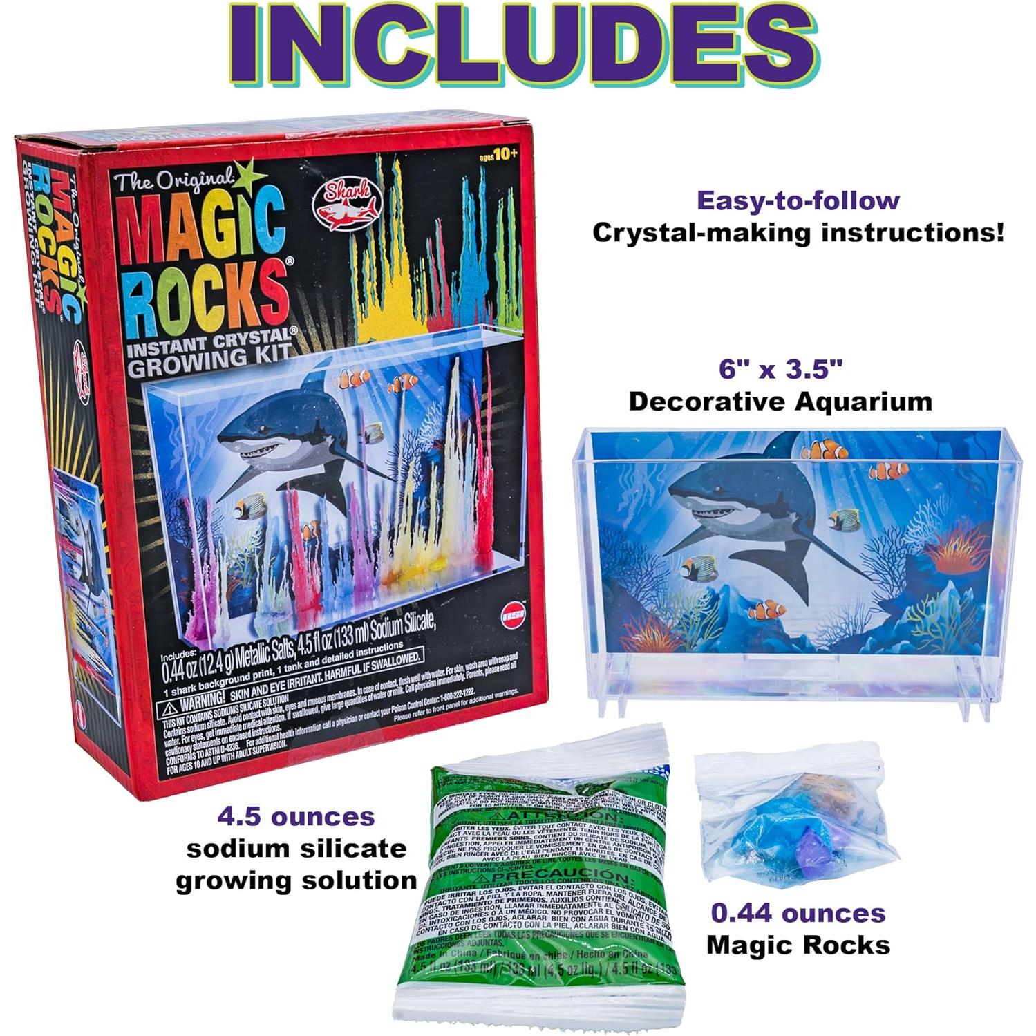 Kit de Crecimiento de Cristales Mágicos Toysmith 14.6x20.3 cm