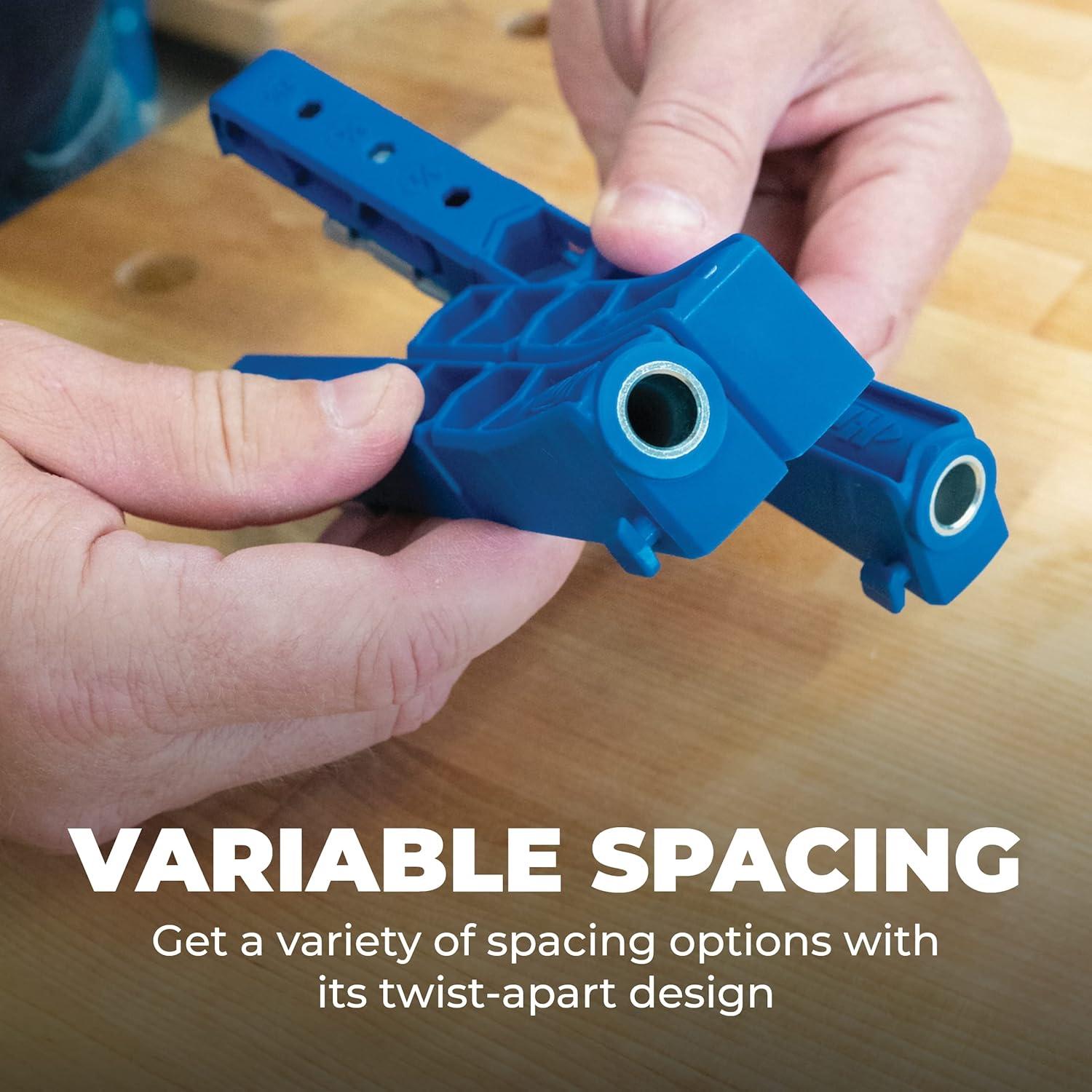 Plantilla de Agujeros en Ángulo KREG KPHJ320-22 1.27 a 3.81 cm