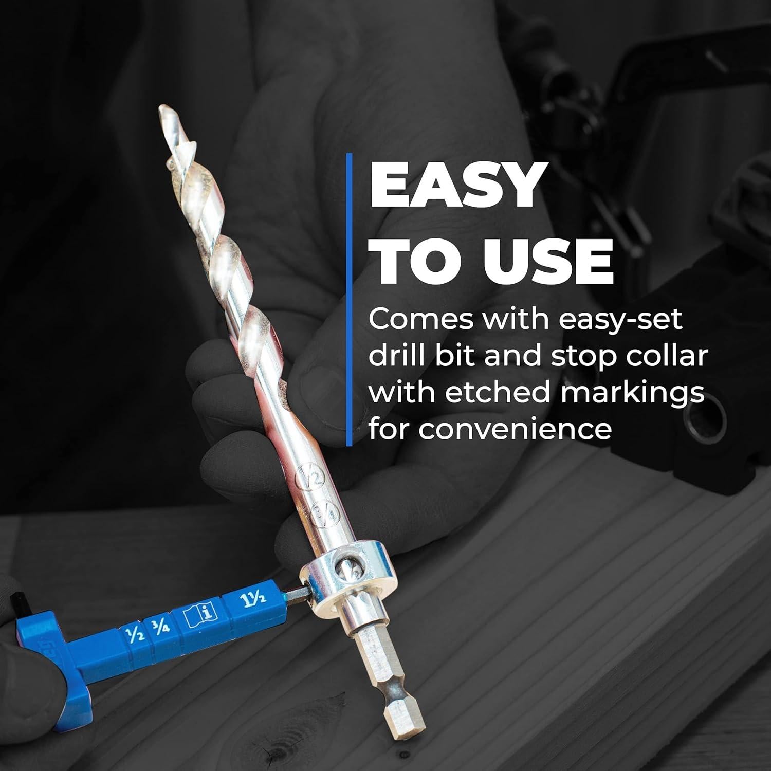 Plantilla de Agujeros en Ángulo KREG KPHJ320-22 1.27 a 3.81 cm