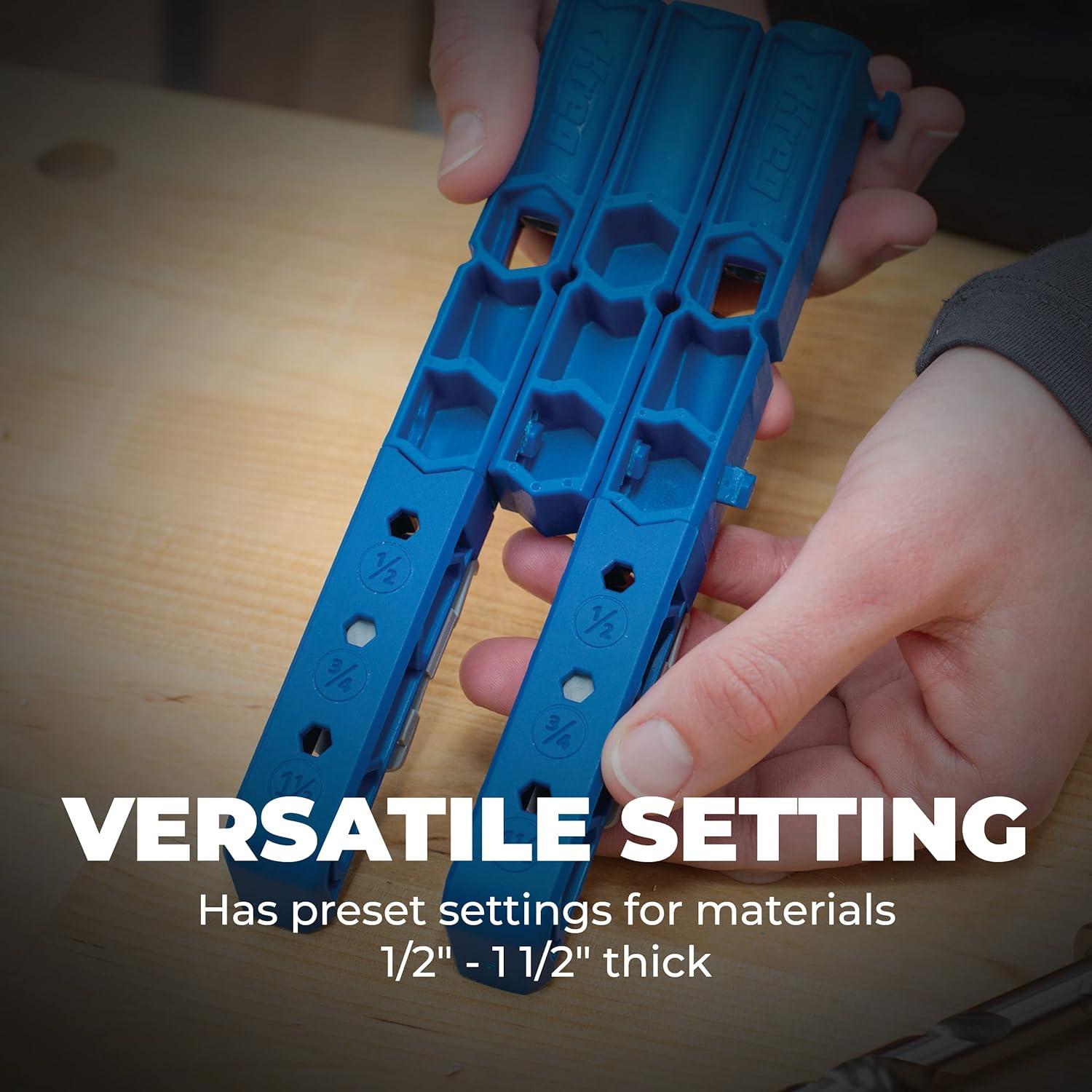 Plantilla de Agujeros en Ángulo KREG KPHJ320-22 1.27 a 3.81 cm