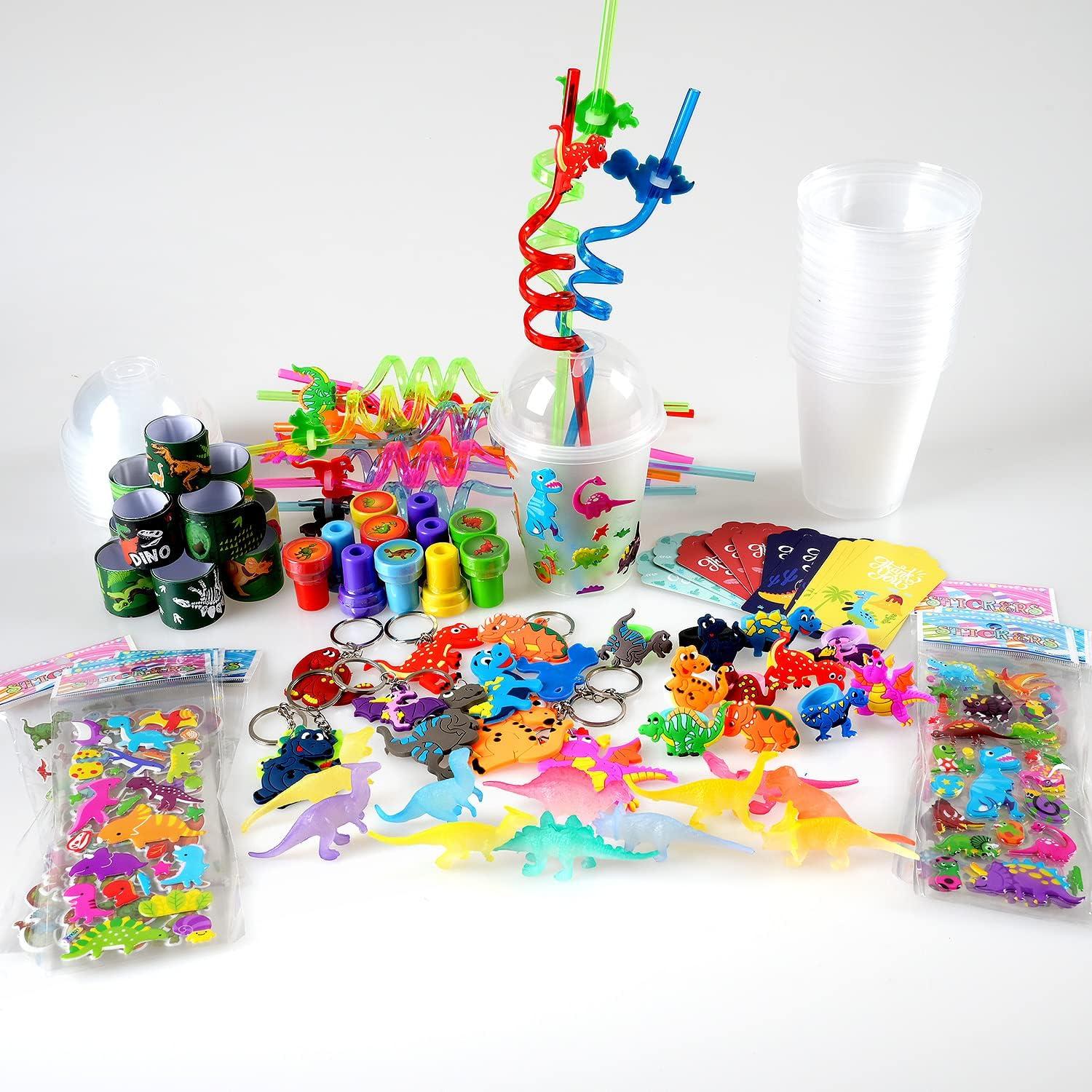 Favoritos de Fiesta de Dinosaurios MOVINPE - 12 Vasos Reutilizables