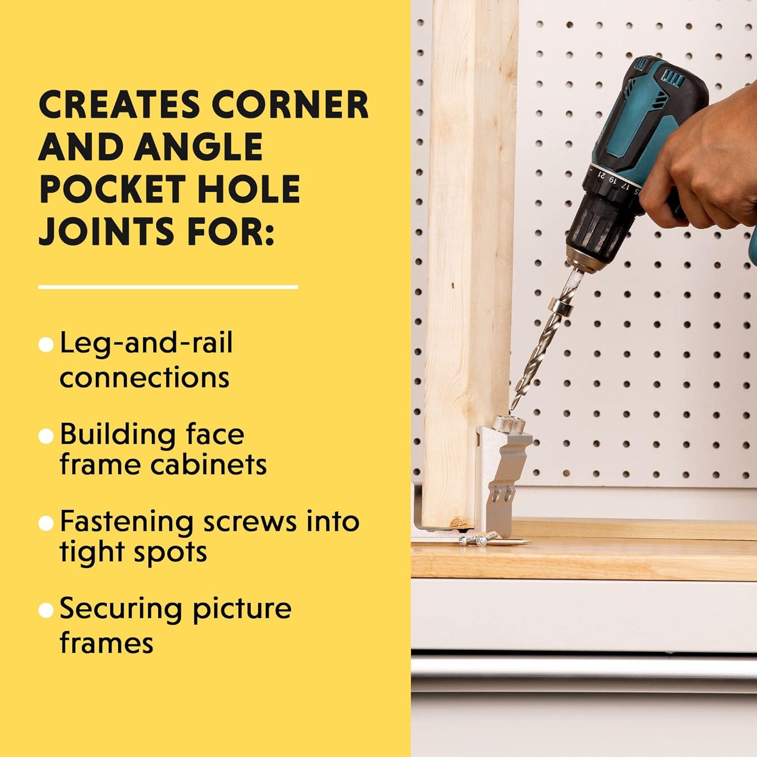 Kit de Plantilla de Agujeros de Pocket Herramientas Generales 76 Pcs