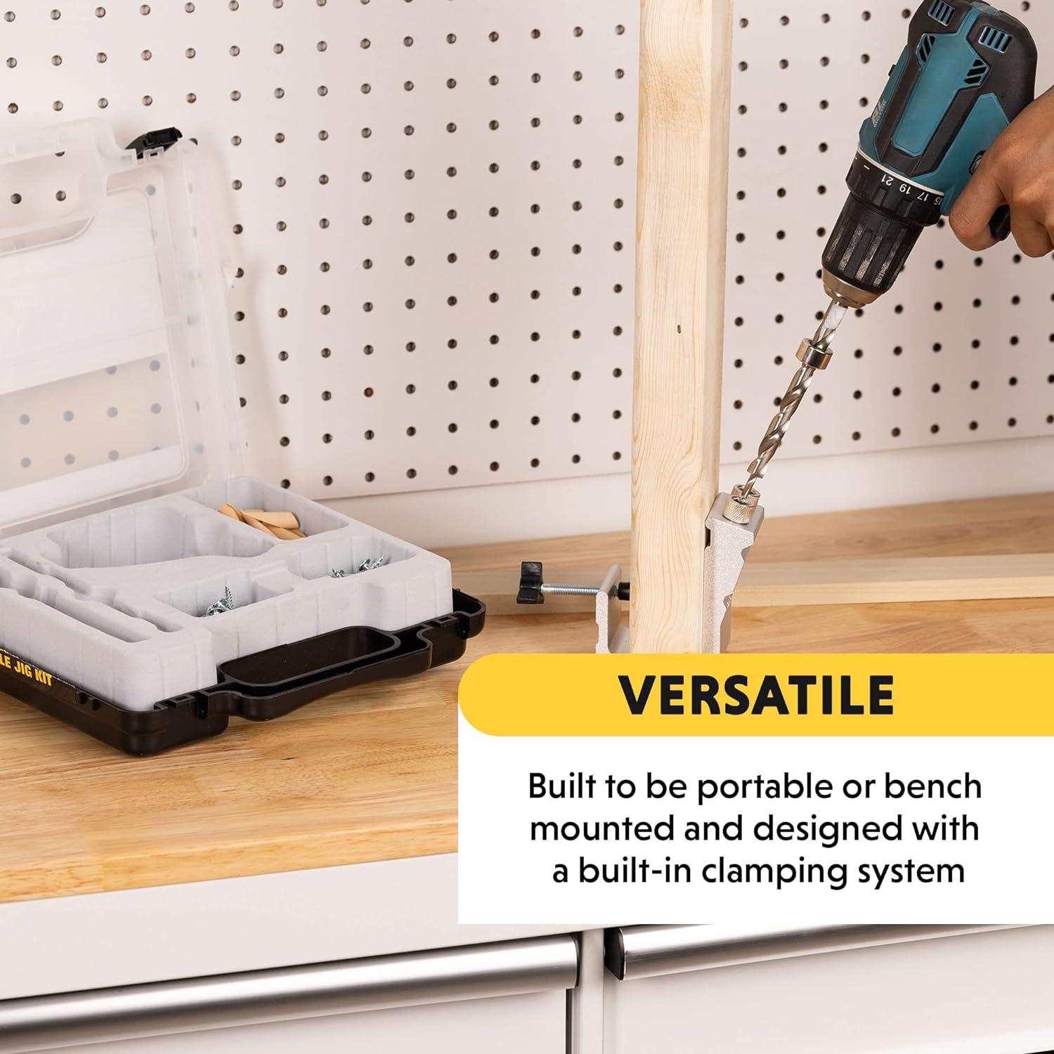 Kit de Plantilla de Agujeros de Pocket Herramientas Generales 76 Pcs