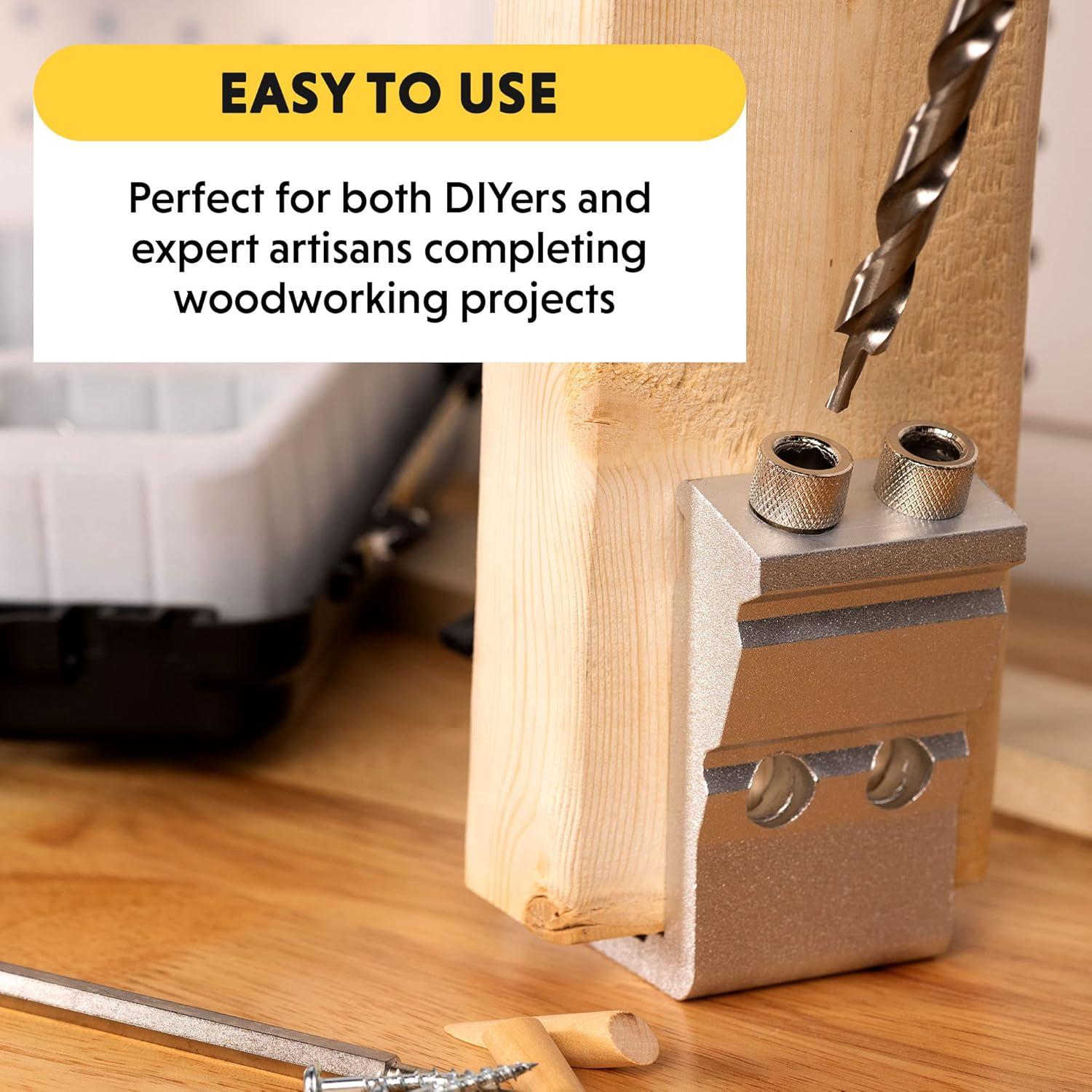 Kit de Plantilla de Agujeros de Pocket Herramientas Generales 76 Pcs