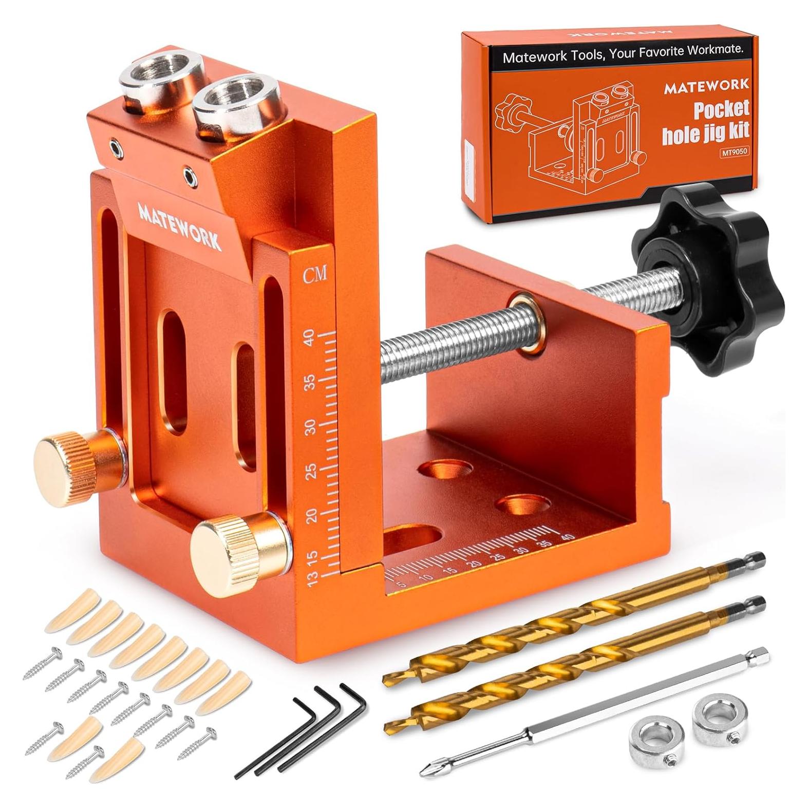 Kit de Plantilla de Agujeros de Pocket Matework MT9050 30 Piezas