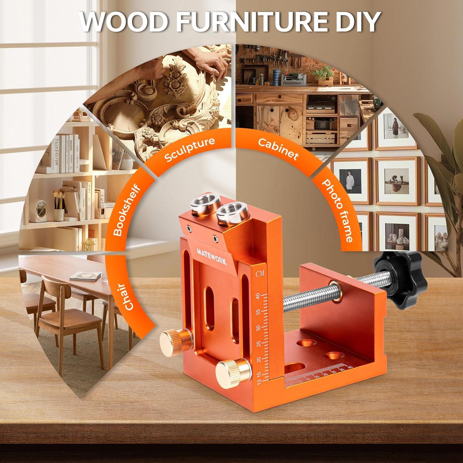 Kit de Plantilla de Agujeros de Pocket Matework MT9050 30 Piezas