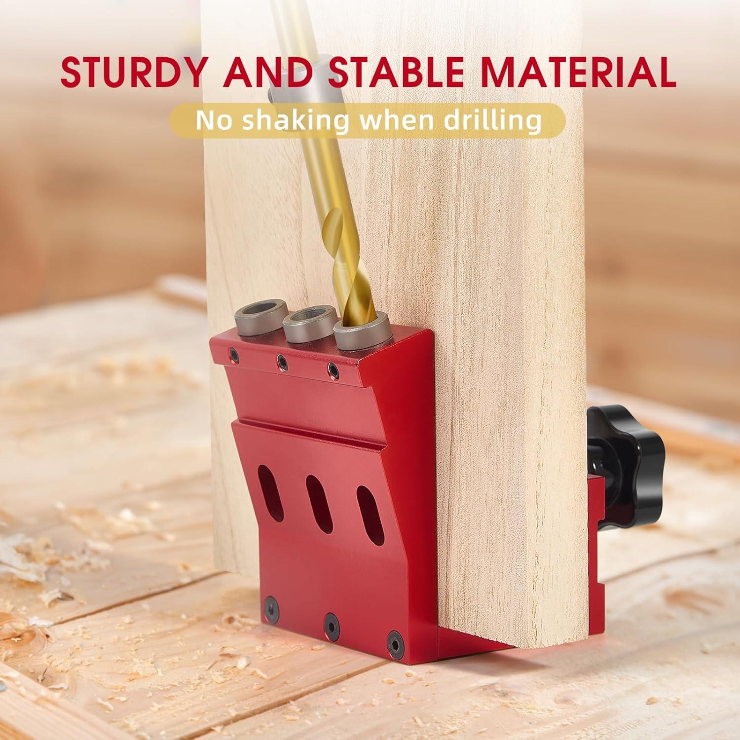 Kit Plantilla Agujeros Pocket Xincere con Broca y Tapones