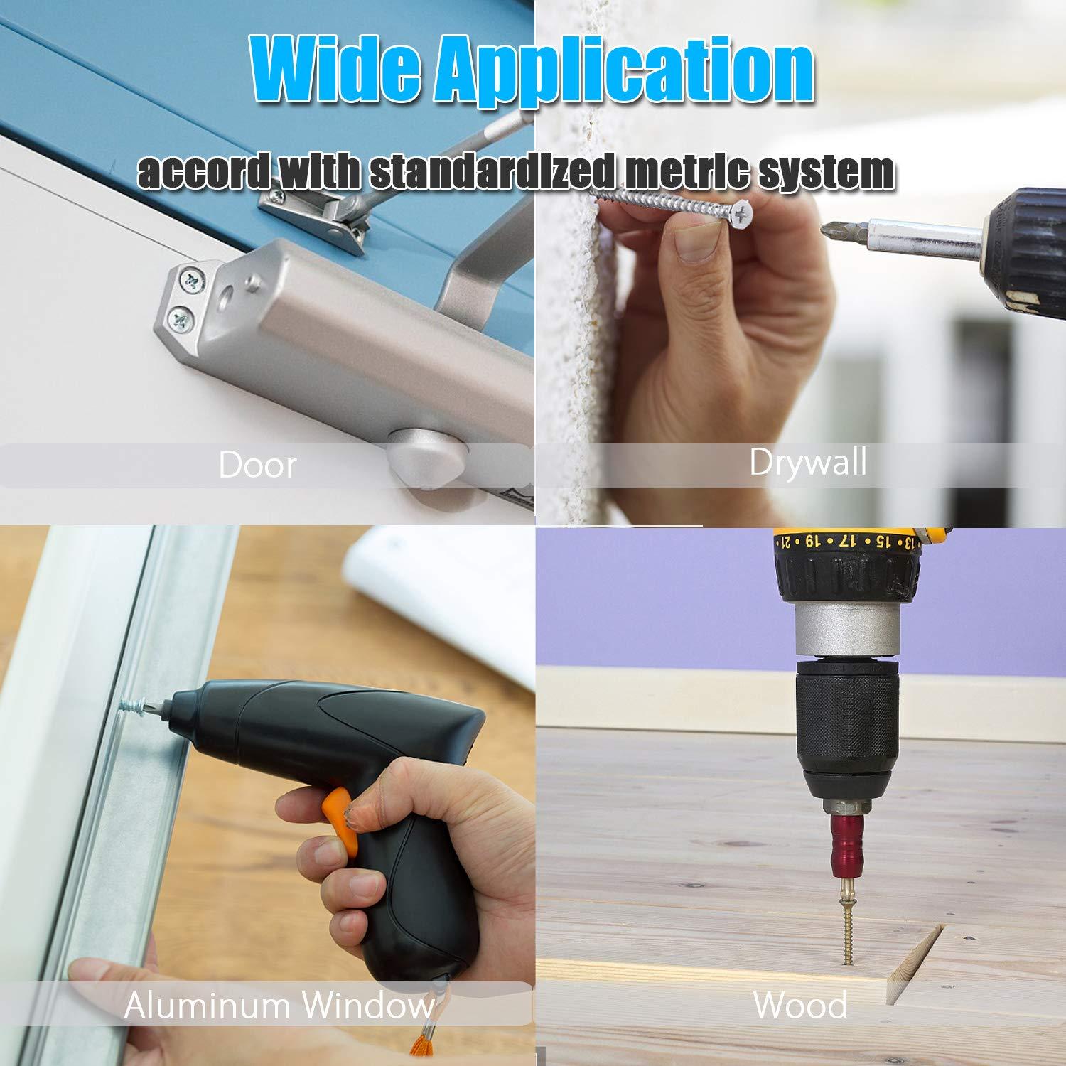 Juego de Tornillos Autoperforantes CASAON 570 Pcs Acero Inoxidable