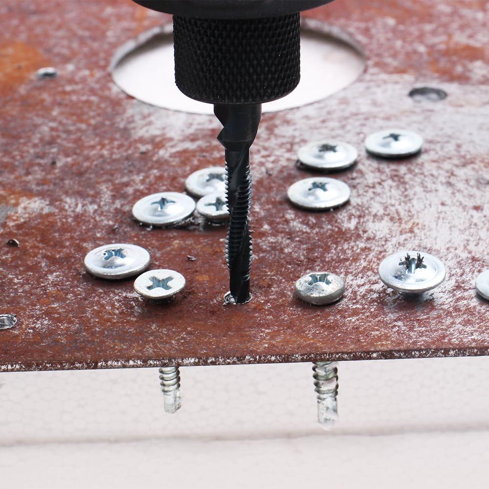 Juego de 6 Brocas de Combinación AUTOTOOLHOME con Nitruro Negro