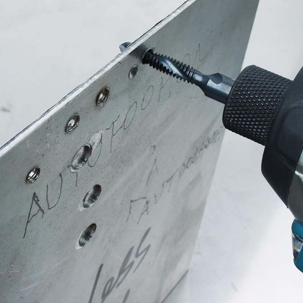 Juego de 6 Brocas de Combinación AUTOTOOLHOME con Nitruro Negro