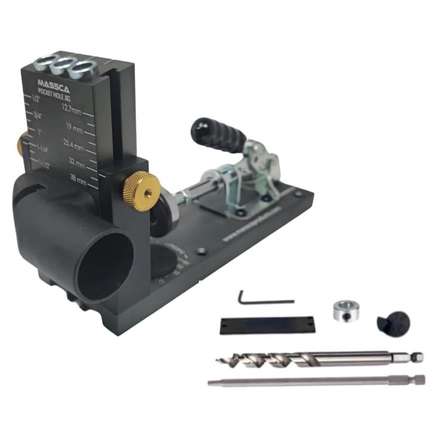 Plantilla de Agujeros en Ángulo Massca M1 - Aluminio Ajustable