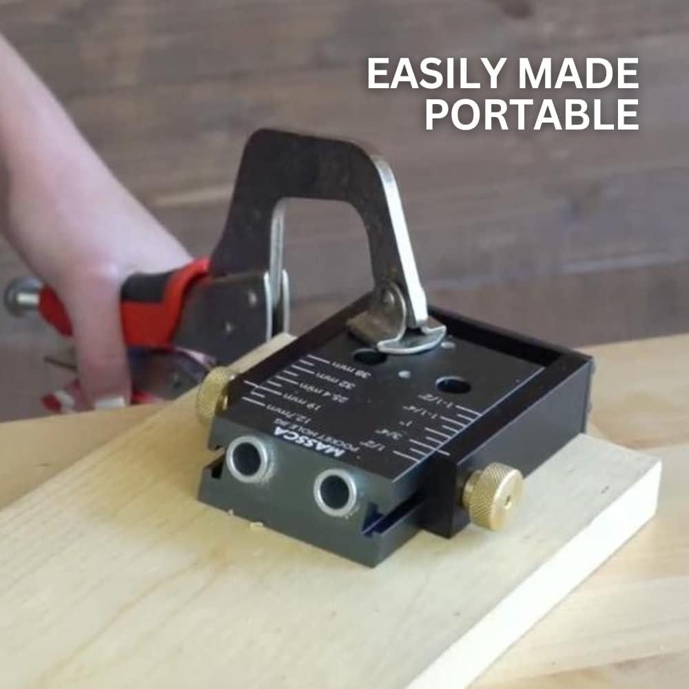 Plantilla de Agujeros en Ángulo Massca M1 - Aluminio Ajustable