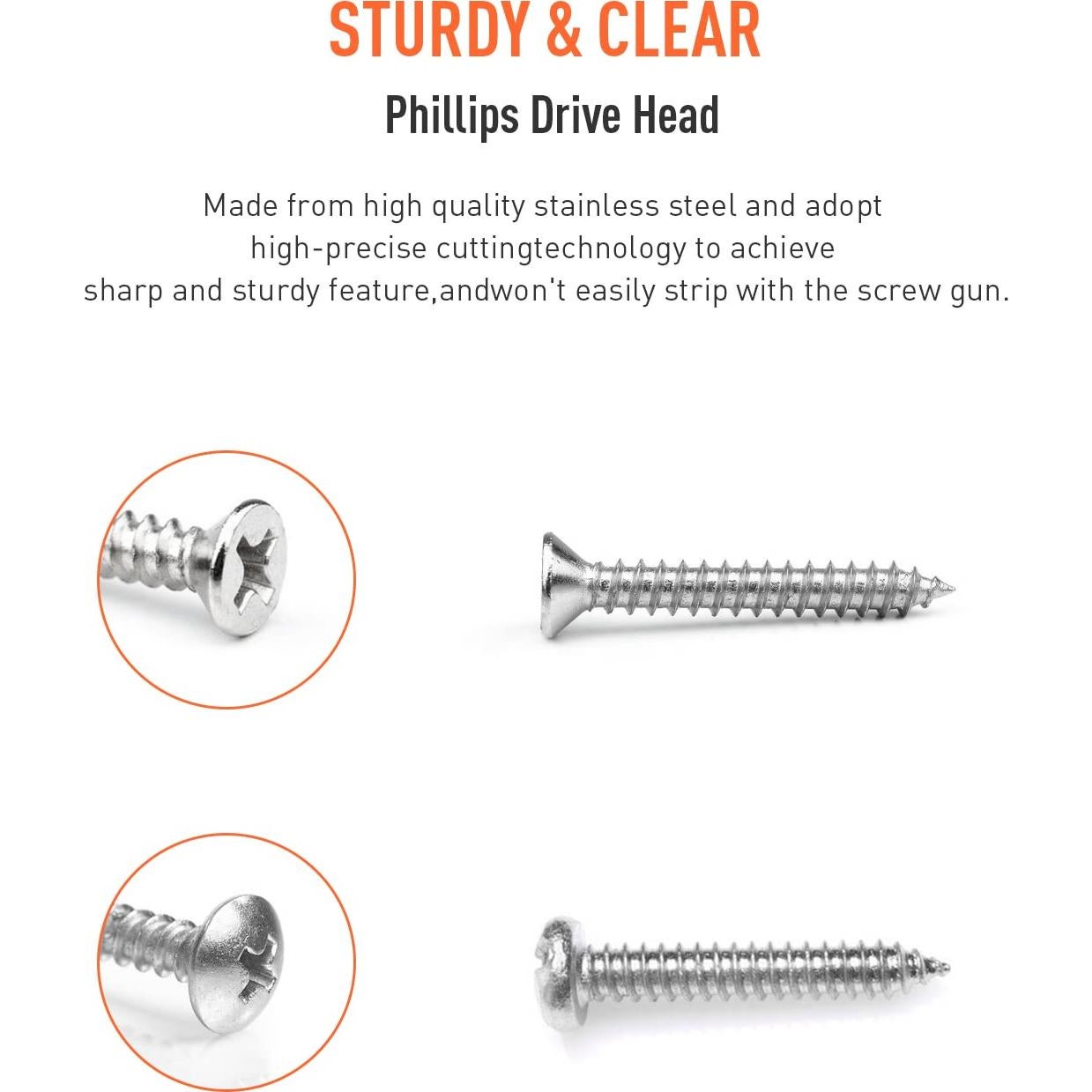 Conjunto de 550 Tornillos Autoperforantes Trivd Frol M3-M6