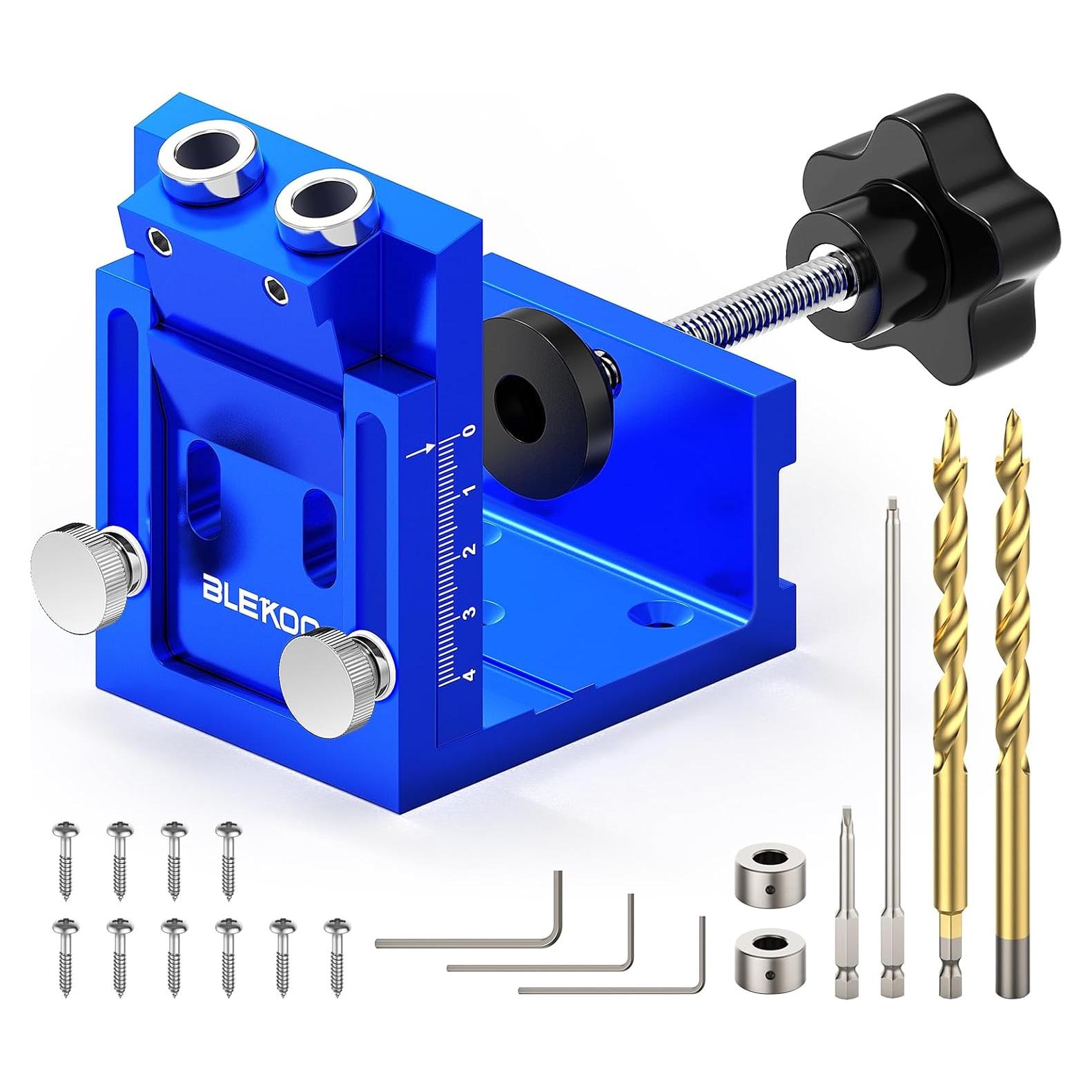 Kit de Plantilla de Agujeros de Pocket BLEKOO 15° 0.47-1.77"