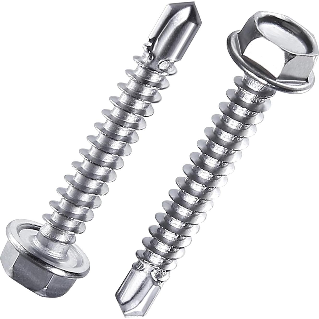 Juego de Tornillos Autoperforantes Yuecinoow 440 Pcs Acero Inoxidable