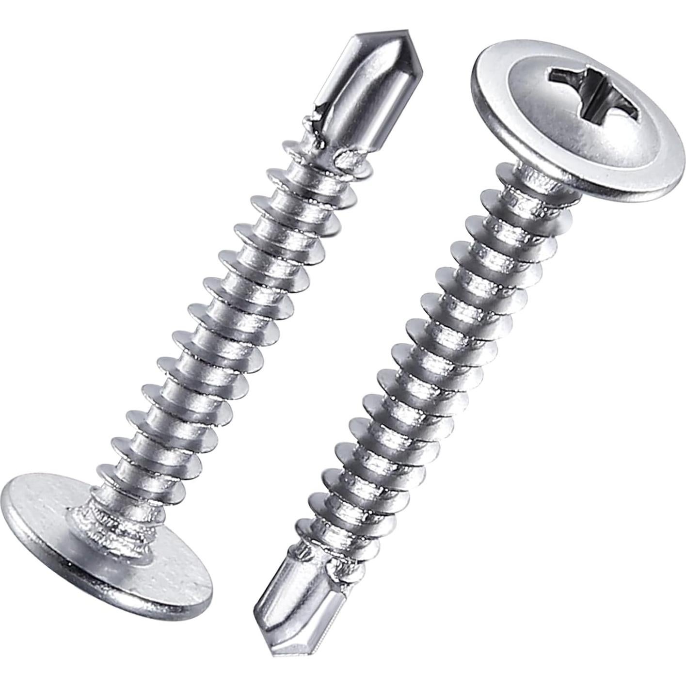 Juego de Tornillos Autoperforantes Yuecinoow 440 Pcs Acero Inoxidable