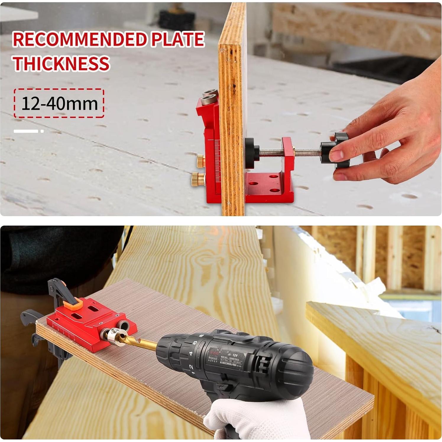 Kit de Plantilla de Agujeros Idong con Brocas de Titanio 9.5mm