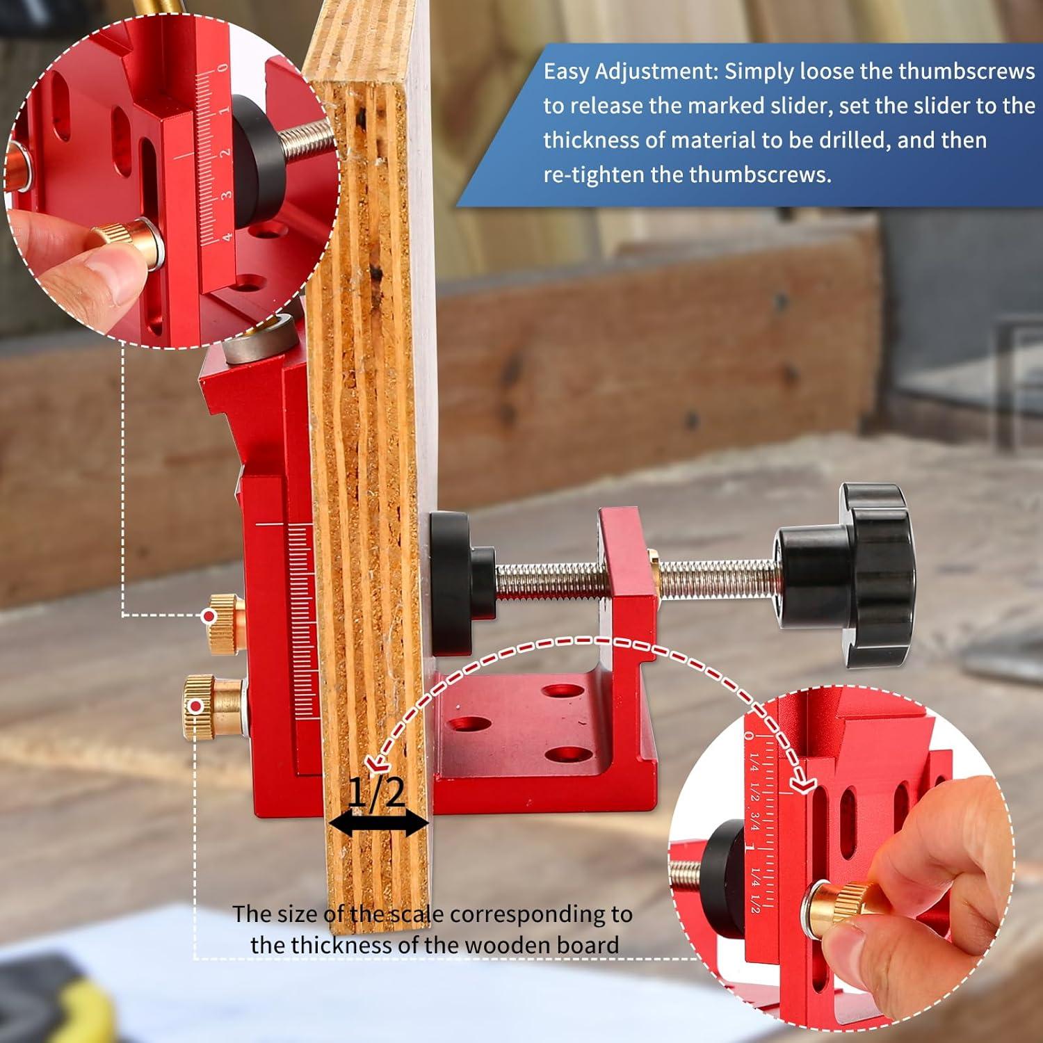 Kit de Plantilla de Agujeros Idong con Brocas de Titanio 9.5mm