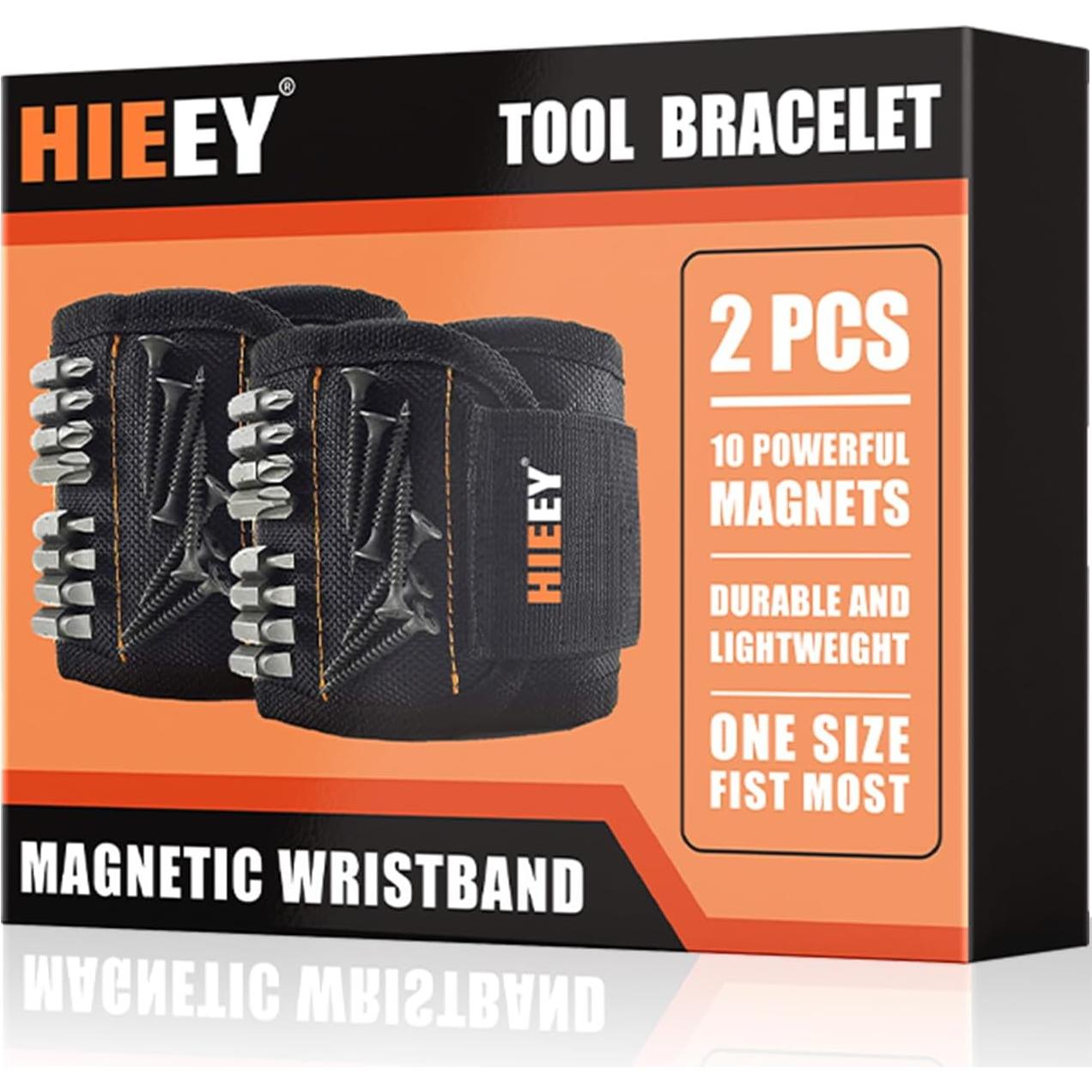 Pulsera Magnética HIEEY 2 Piezas para Sostener Tornillos