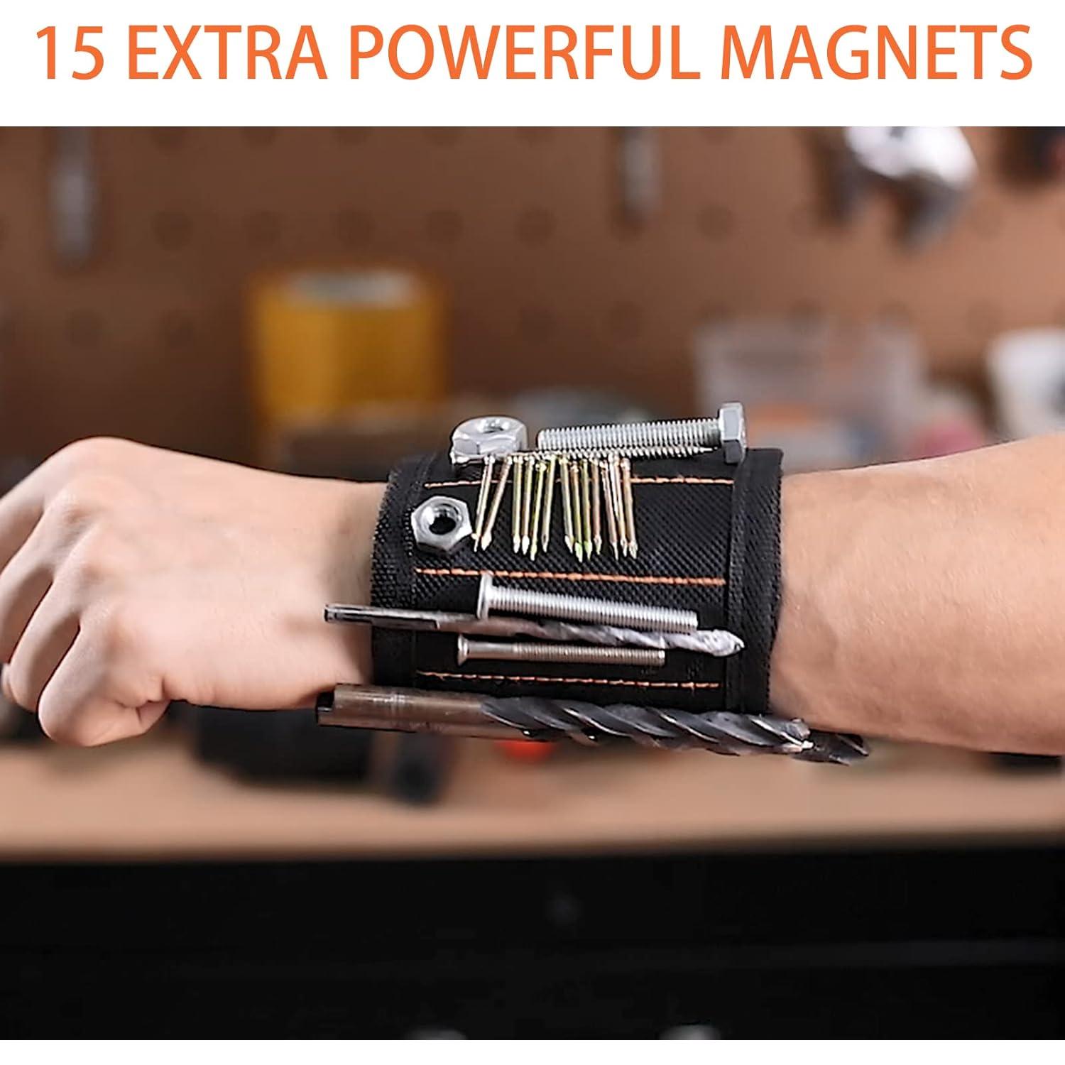 Pulsera Magnética HIEEY 2 Piezas para Sostener Tornillos