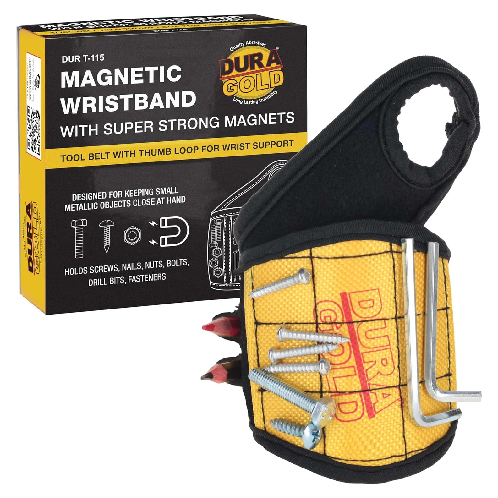 Banda de Muñeca Magnética Dura-Gold con 9 Imanes - Soporte