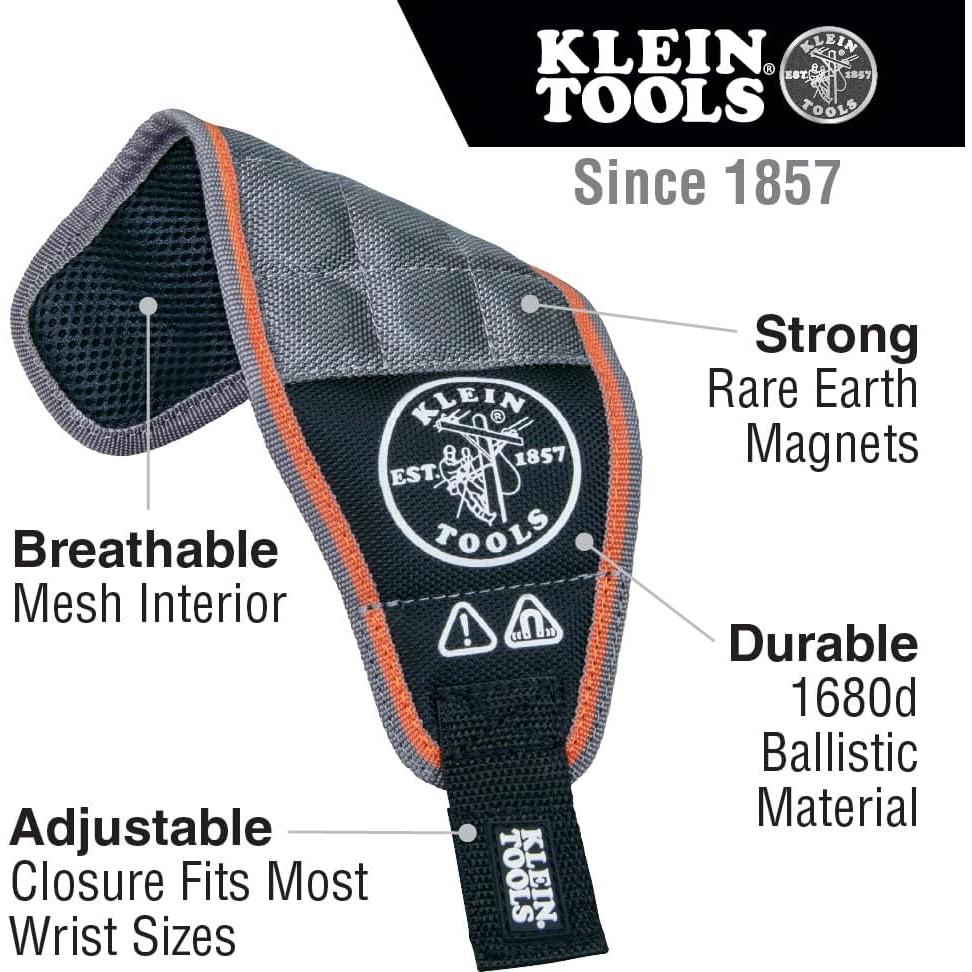 Pulsera Magnética Klein Tools 55895 con Malla Transpirable
