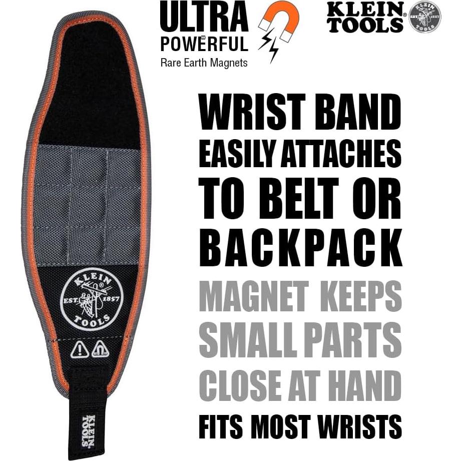 Pulsera Magnética Klein Tools 55895 con Malla Transpirable