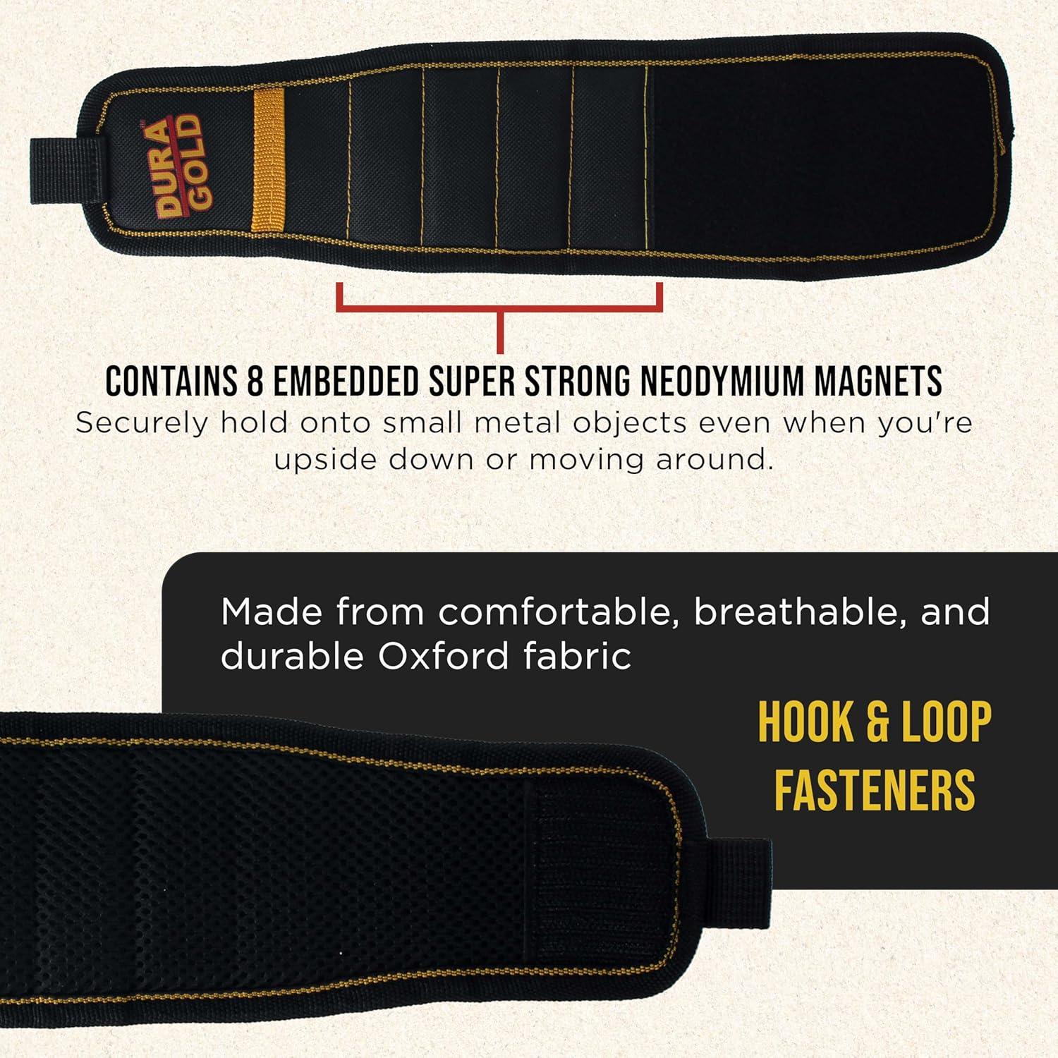 Banda de Muñeca Magnética Dura-Gold - Imán Fuerte, Nylon