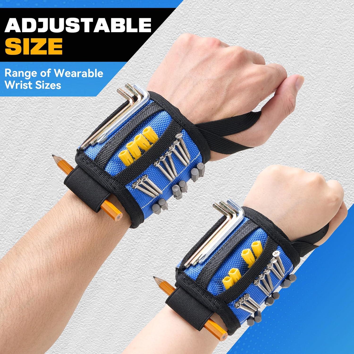 Pulsera Magnética VIBELITE Sling Azul con 12 Imanes Fuertes