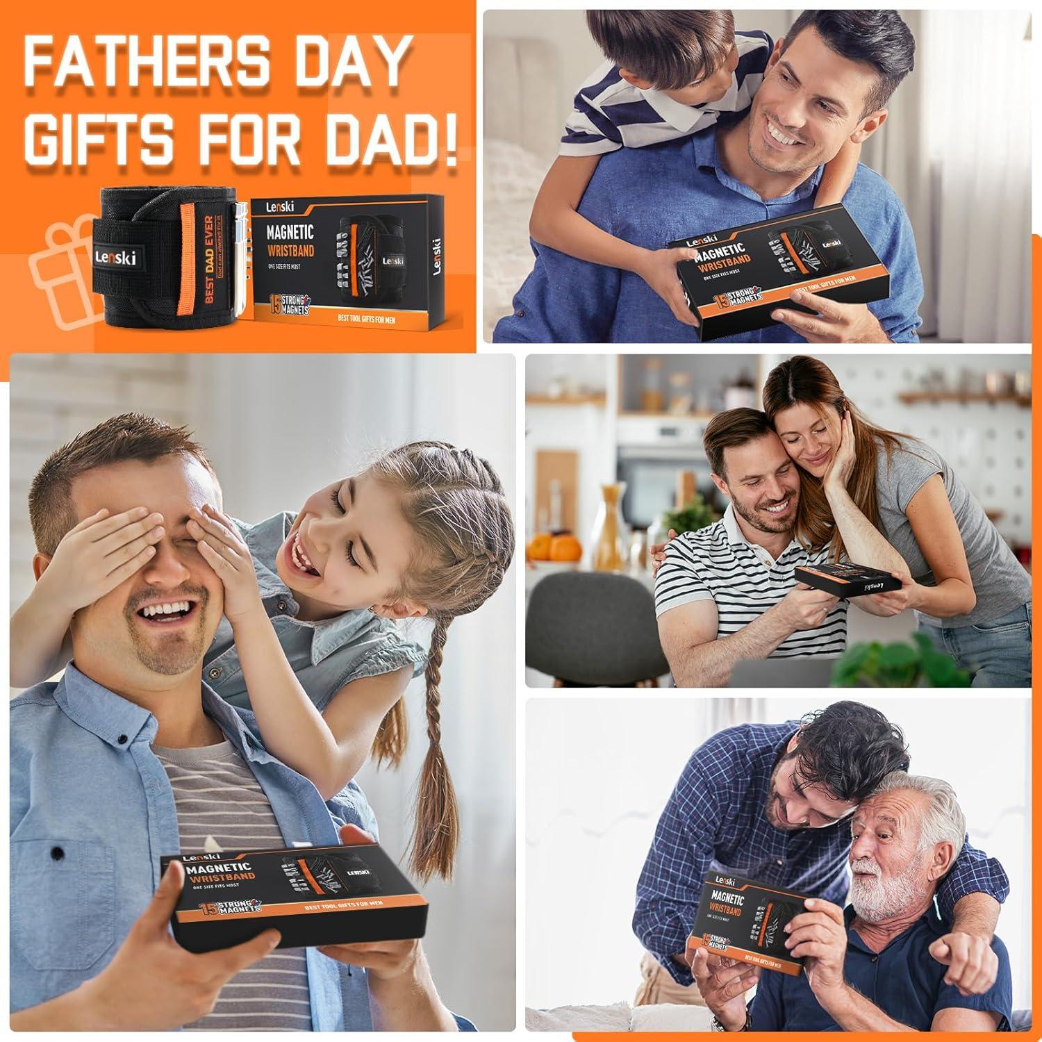 Pulsera Magnética Lenski para Papá - Regalo Único Día del Padre