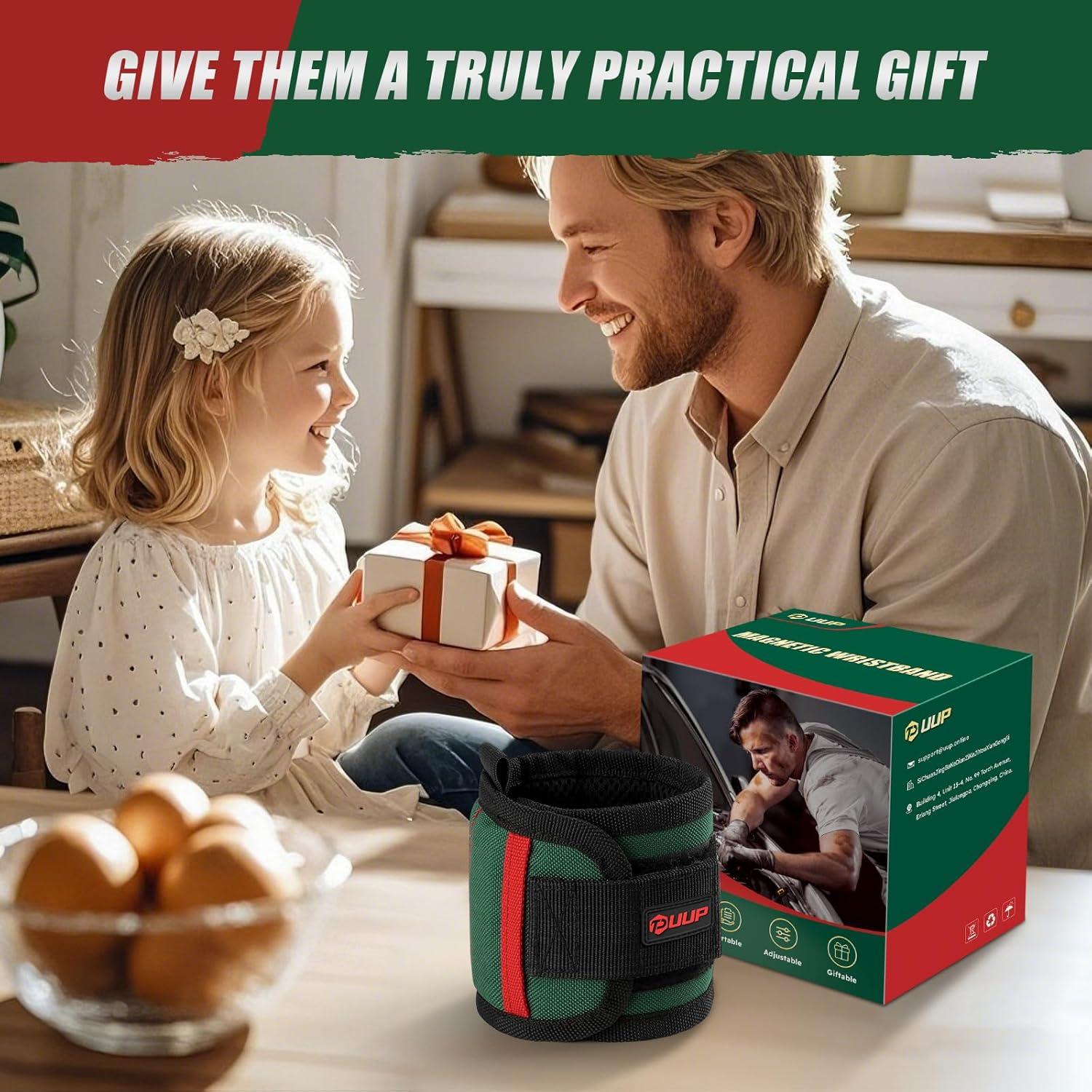 Banda Magnética para Muñeca UUP con Luz LED y 15 Imanes