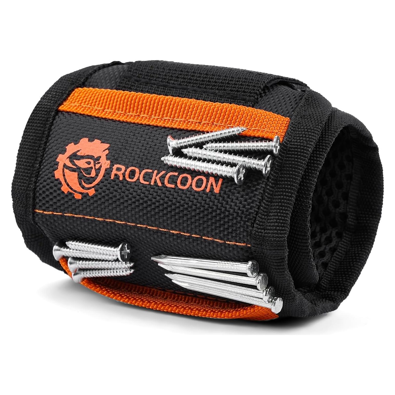 Pulsera Magnética ROCKCOON con 20 Imanes - Herramienta Negra