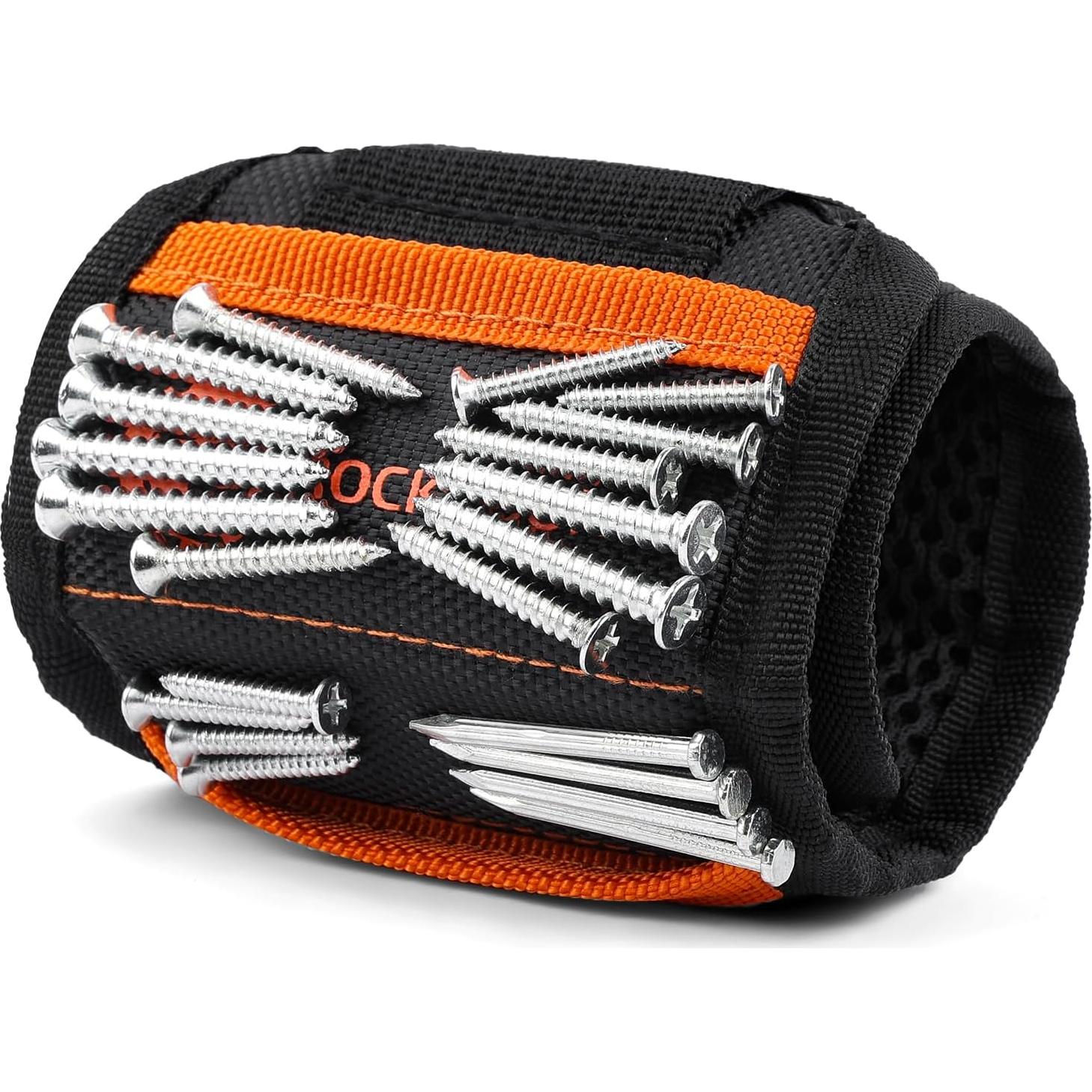 Pulsera Magnética ROCKCOON con 20 Imanes - Herramienta Negra