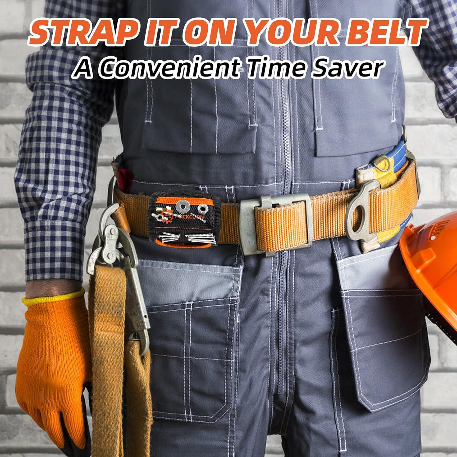 Pulsera Magnética ROCKCOON con 20 Imanes - Herramienta Negra