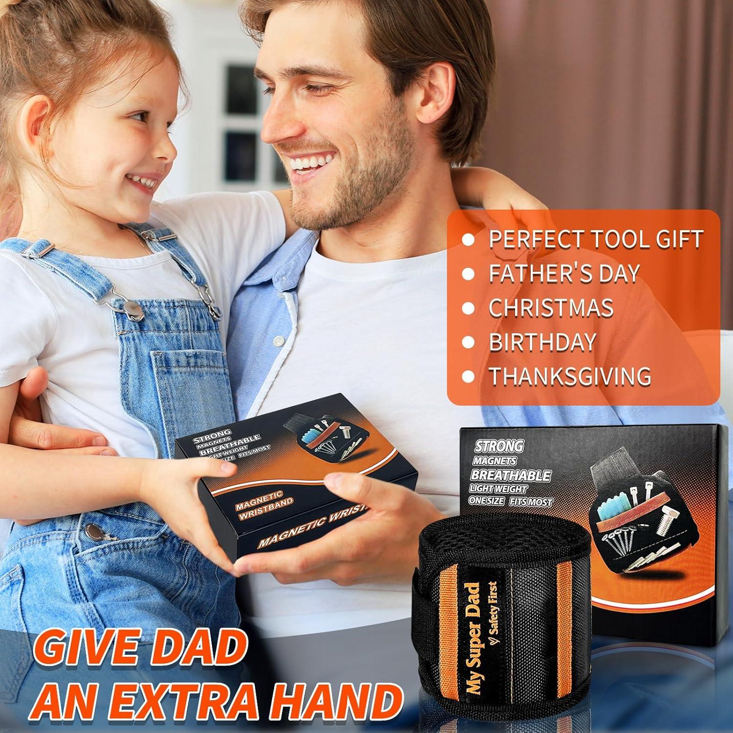 Pulsera Magnética POJOOY para Papá - Seguridad Primero