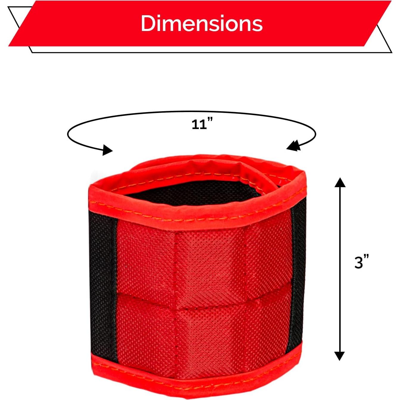 Banda Magnética BYKES Grande para Tornillos y Herramientas