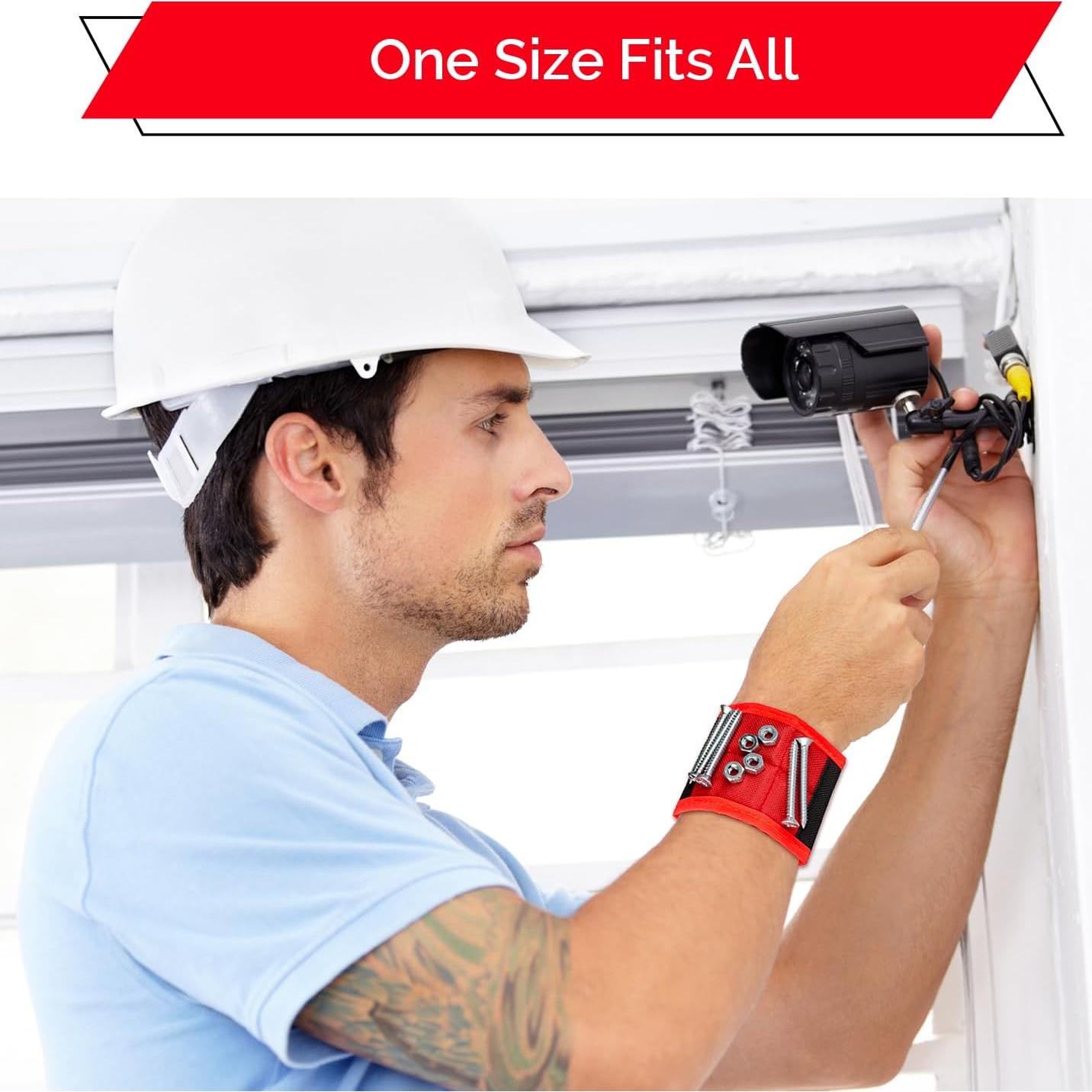 Banda Magnética BYKES Grande para Tornillos y Herramientas