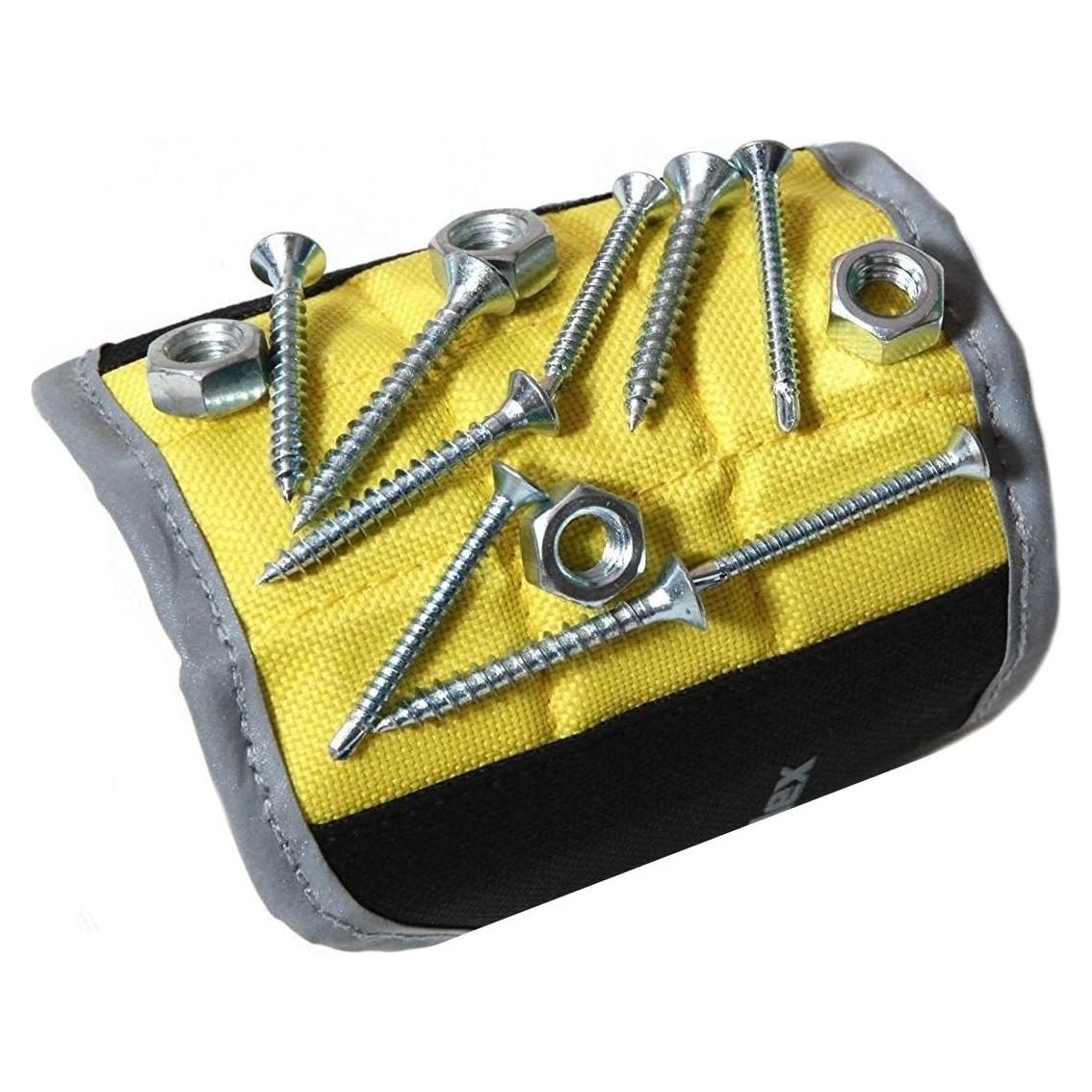 Pulsera Magnética Magnelex Amarilla - 9 Imánes, 28.4 cm