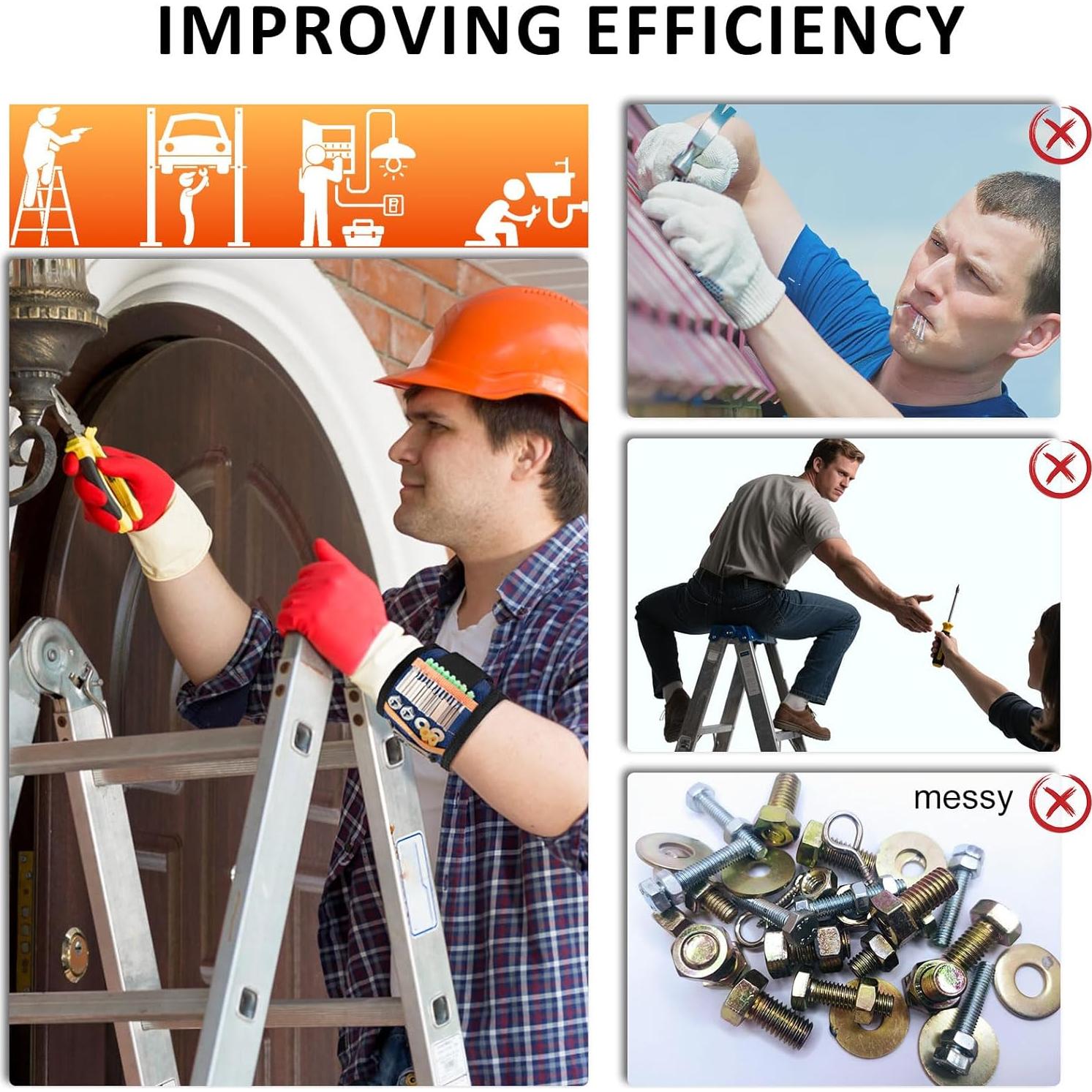 Soporte Magnético Vidsel para Herramientas - Pulsera Azul Marino