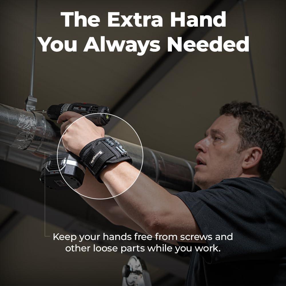 Pulsera Magnética Magpie MPWB01 - 10 Imanes Fuertes, Nylon