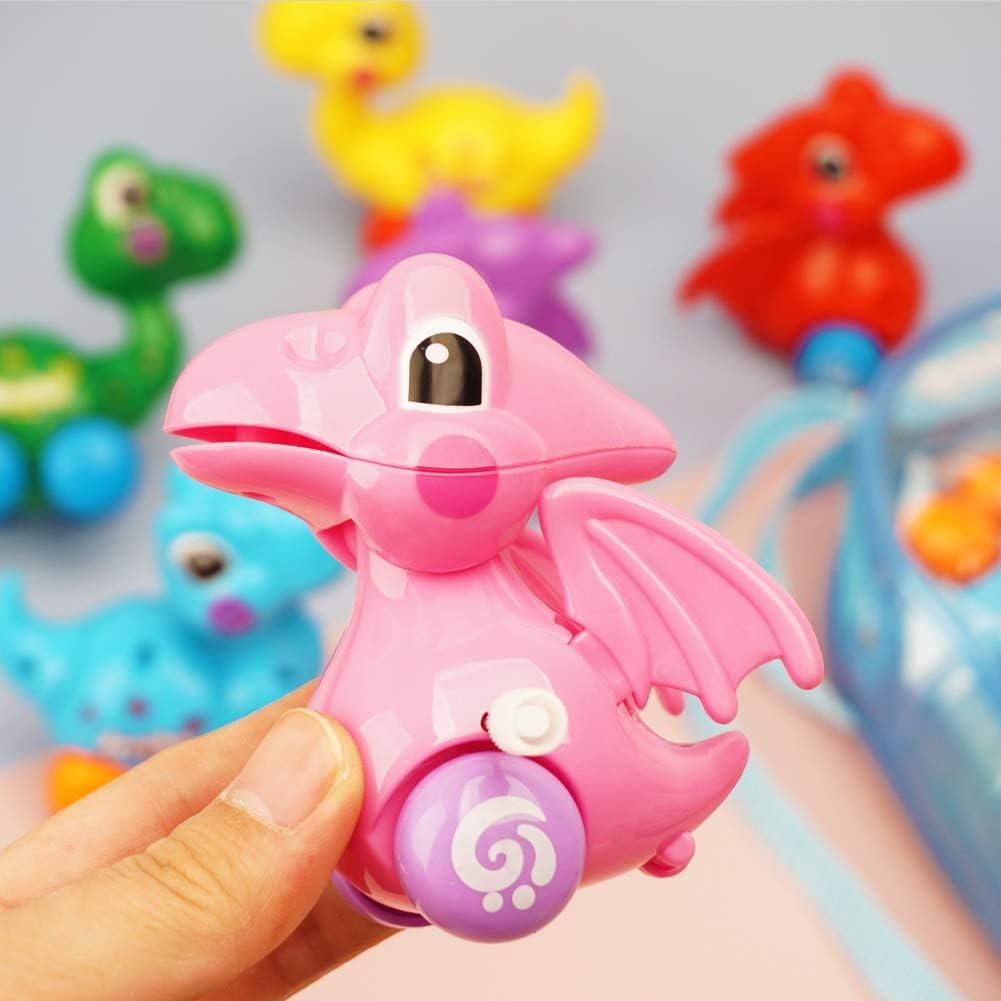 Juguetes de Dinosaurio BEESTECH 6 Piezas con Mochila