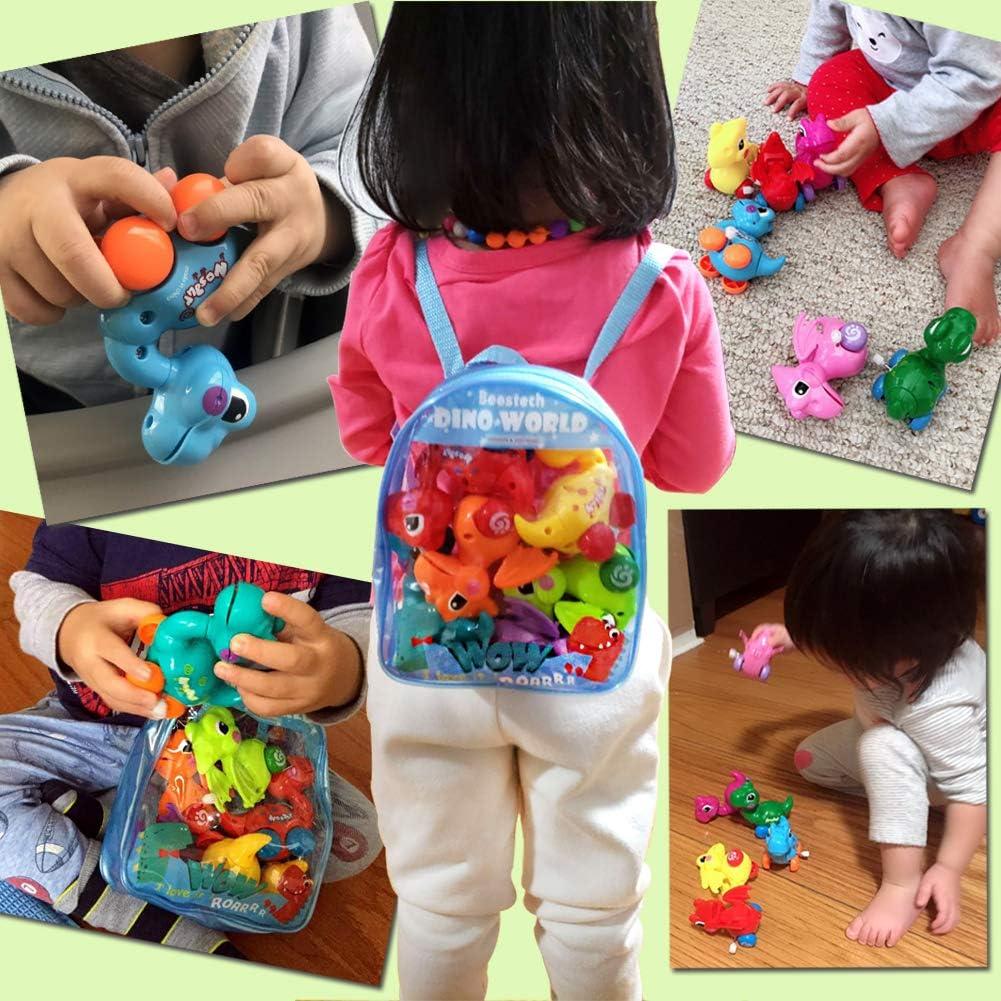 Juguetes de Dinosaurio BEESTECH 6 Piezas con Mochila