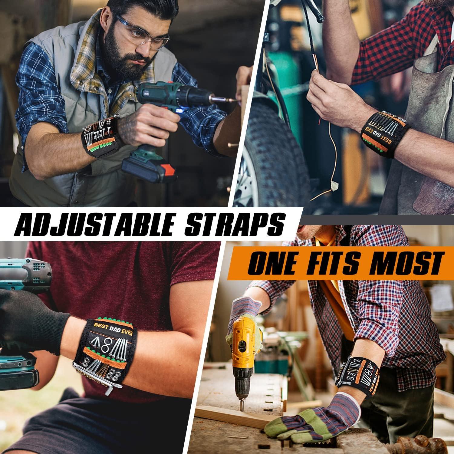 Muñequera Magnética Runleo con 20 Imanes - Regalo para Papá