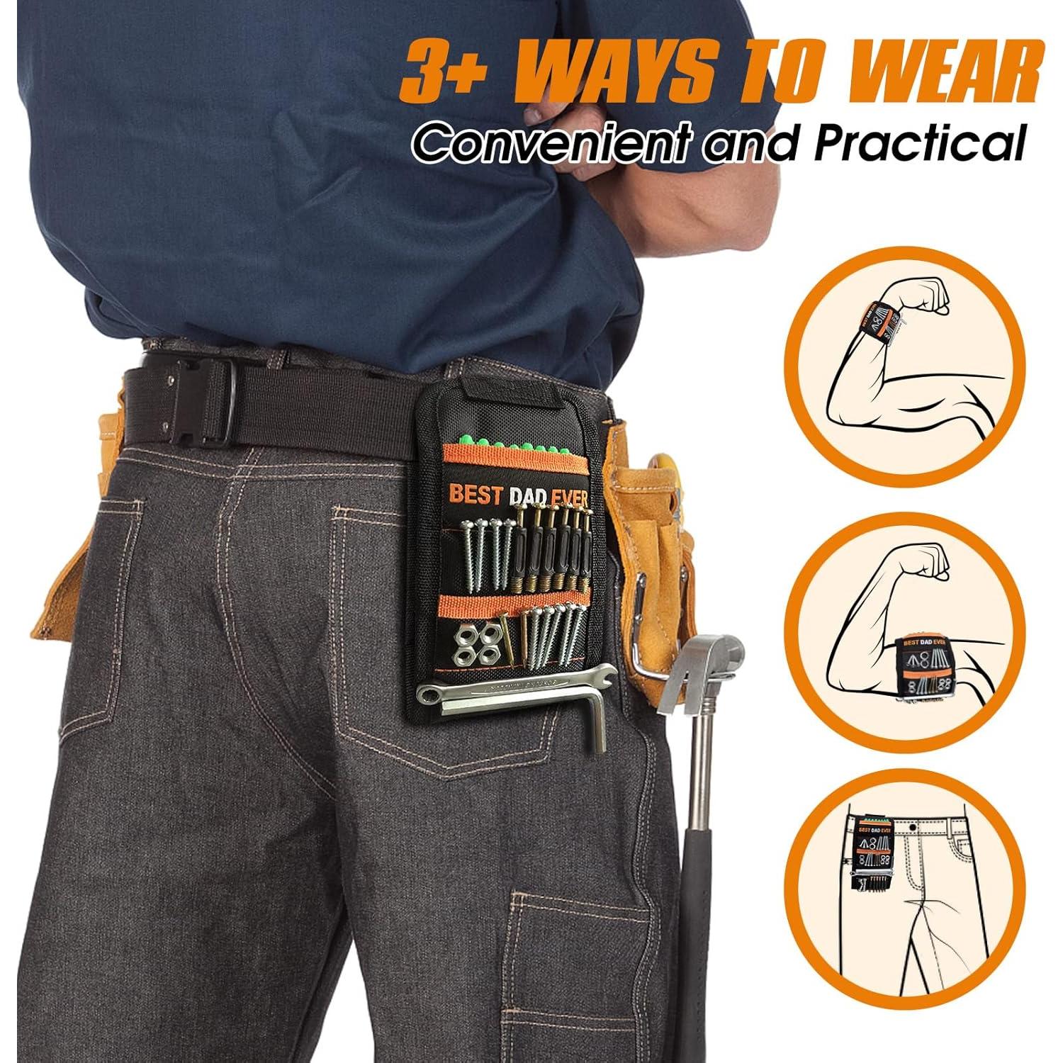 Muñequera Magnética Runleo con 20 Imanes - Regalo para Papá