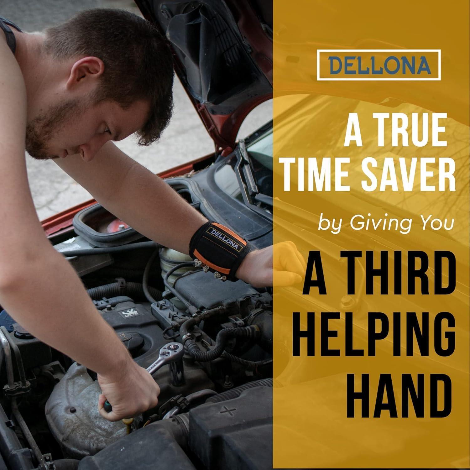 Pulsera Magnética DELLONA Alta Resistencia + Multiherramienta 18 en 1