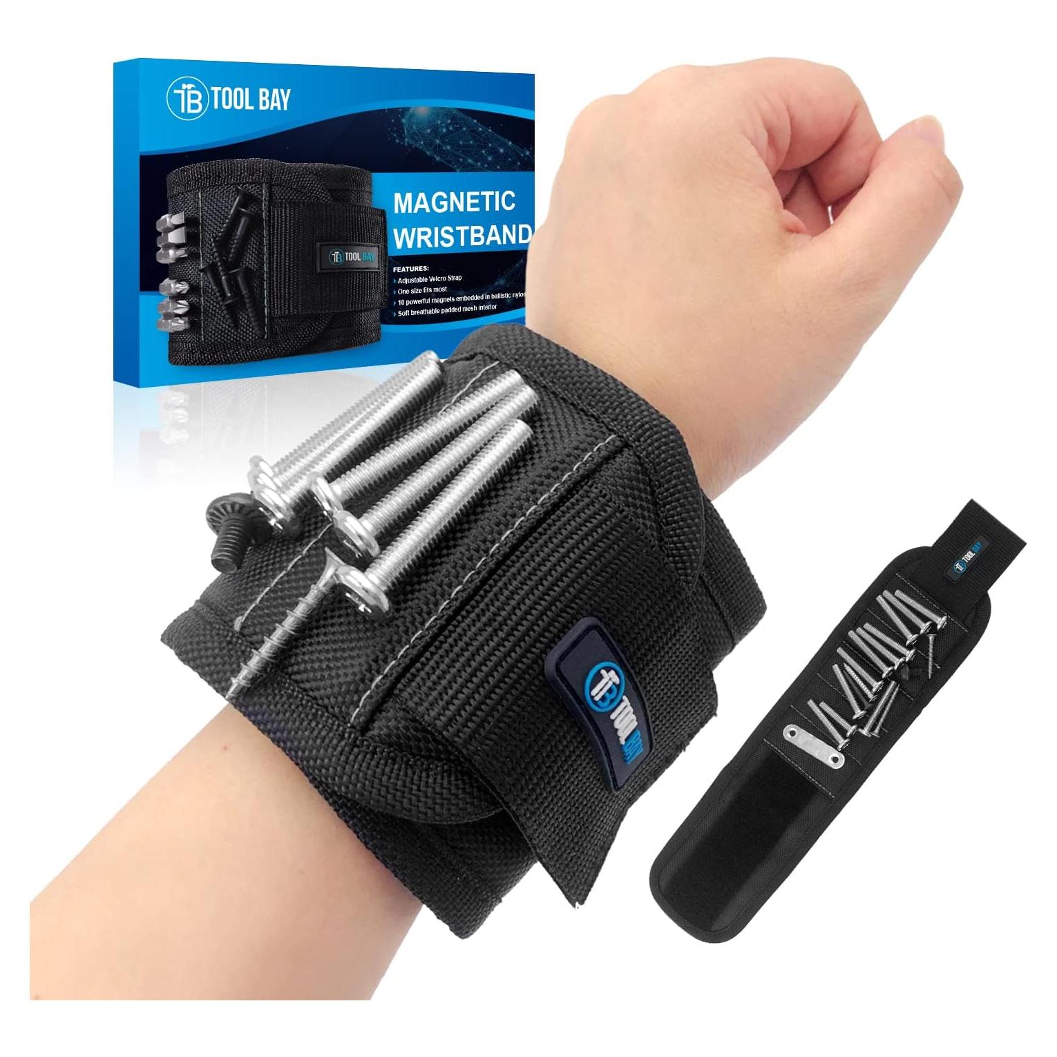 Pulsera Magnética ToolBay para Herramientas - Nylon Ajustable