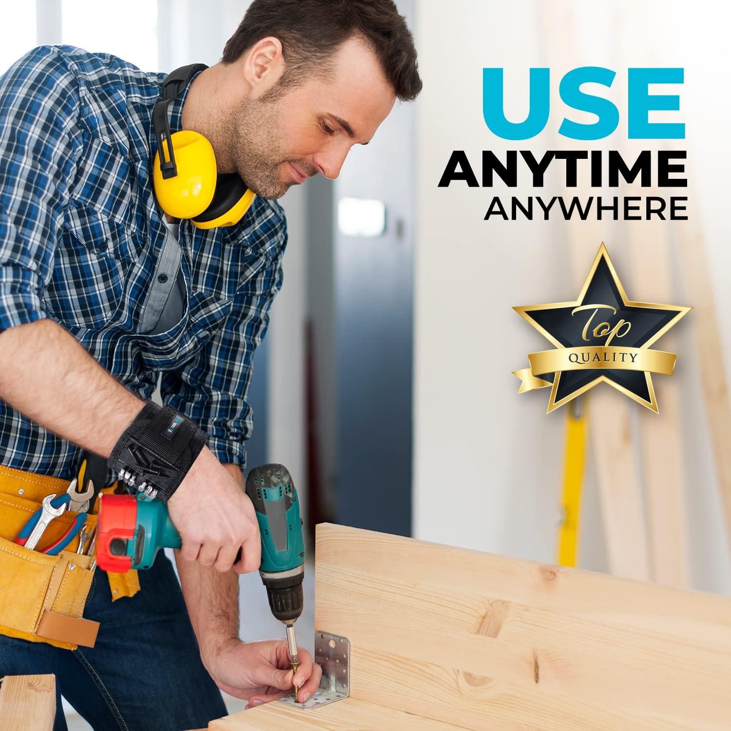 Pulsera Magnética ToolBay para Herramientas - Nylon Ajustable