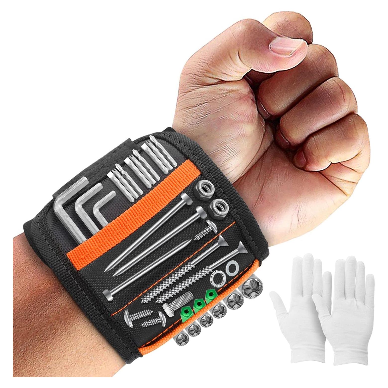 Banda de Muñeca Magnética Comstaly con 15 Imanes Fuertes