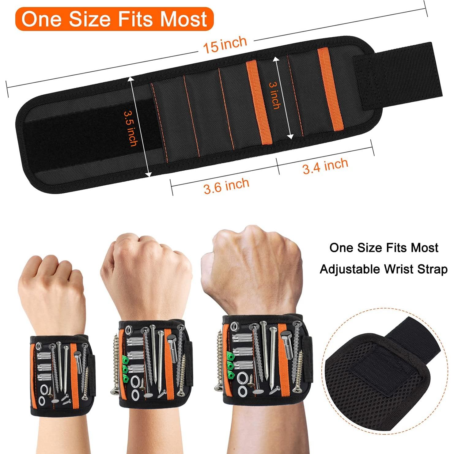 Banda de Muñeca Magnética Comstaly con 15 Imanes Fuertes